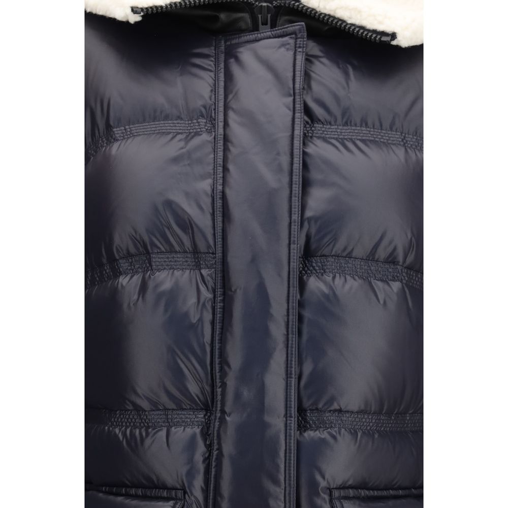 Peuterey Blue Polyamide Full-Length Jacket