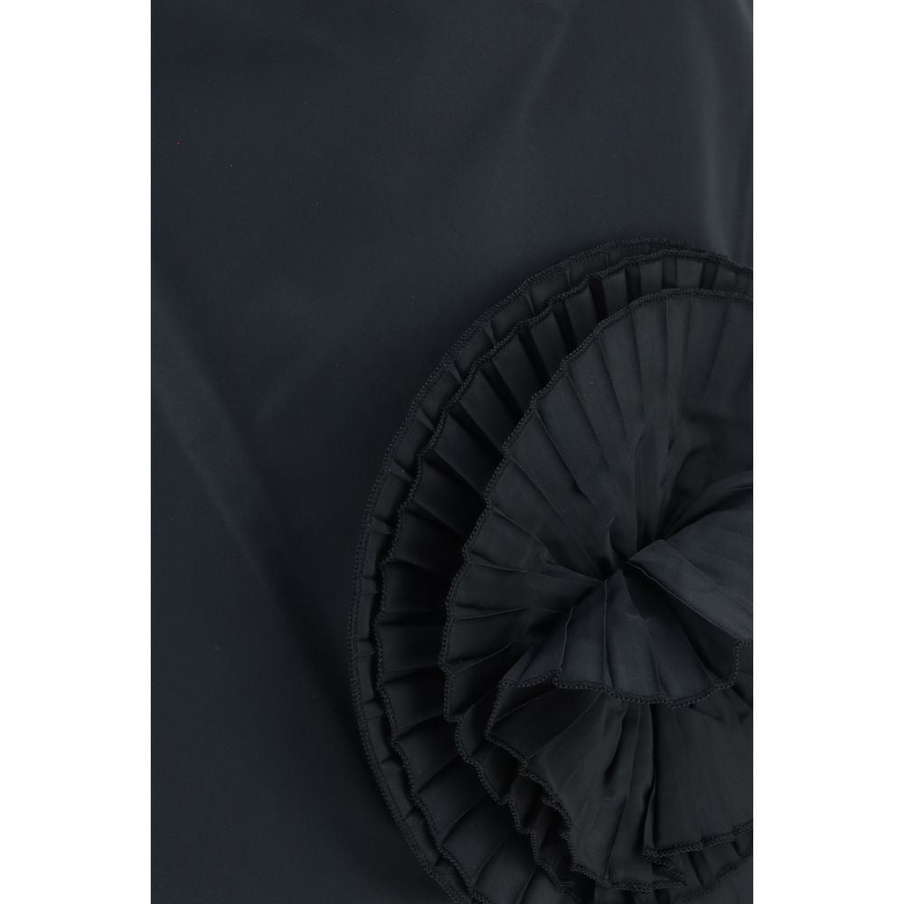 Blumarine Black Polyester Mini Skirt