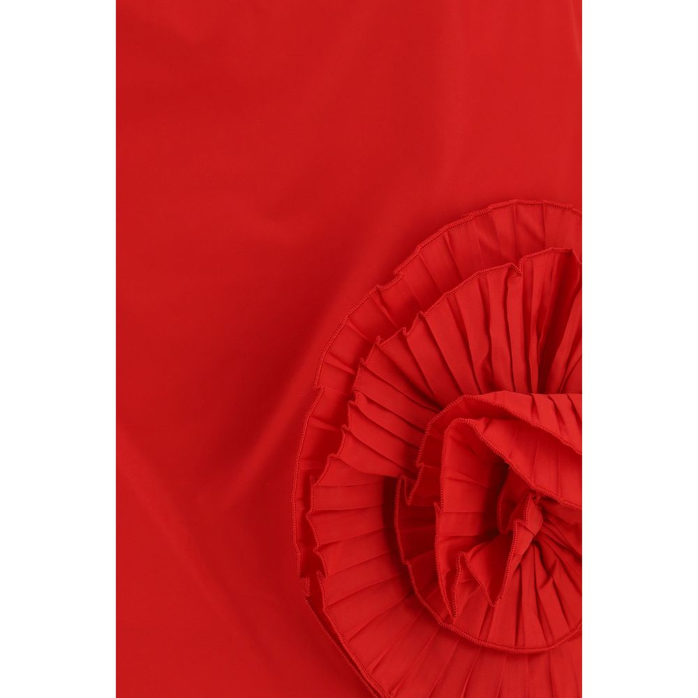 Blumarine Red Polyester Mini Skirt
