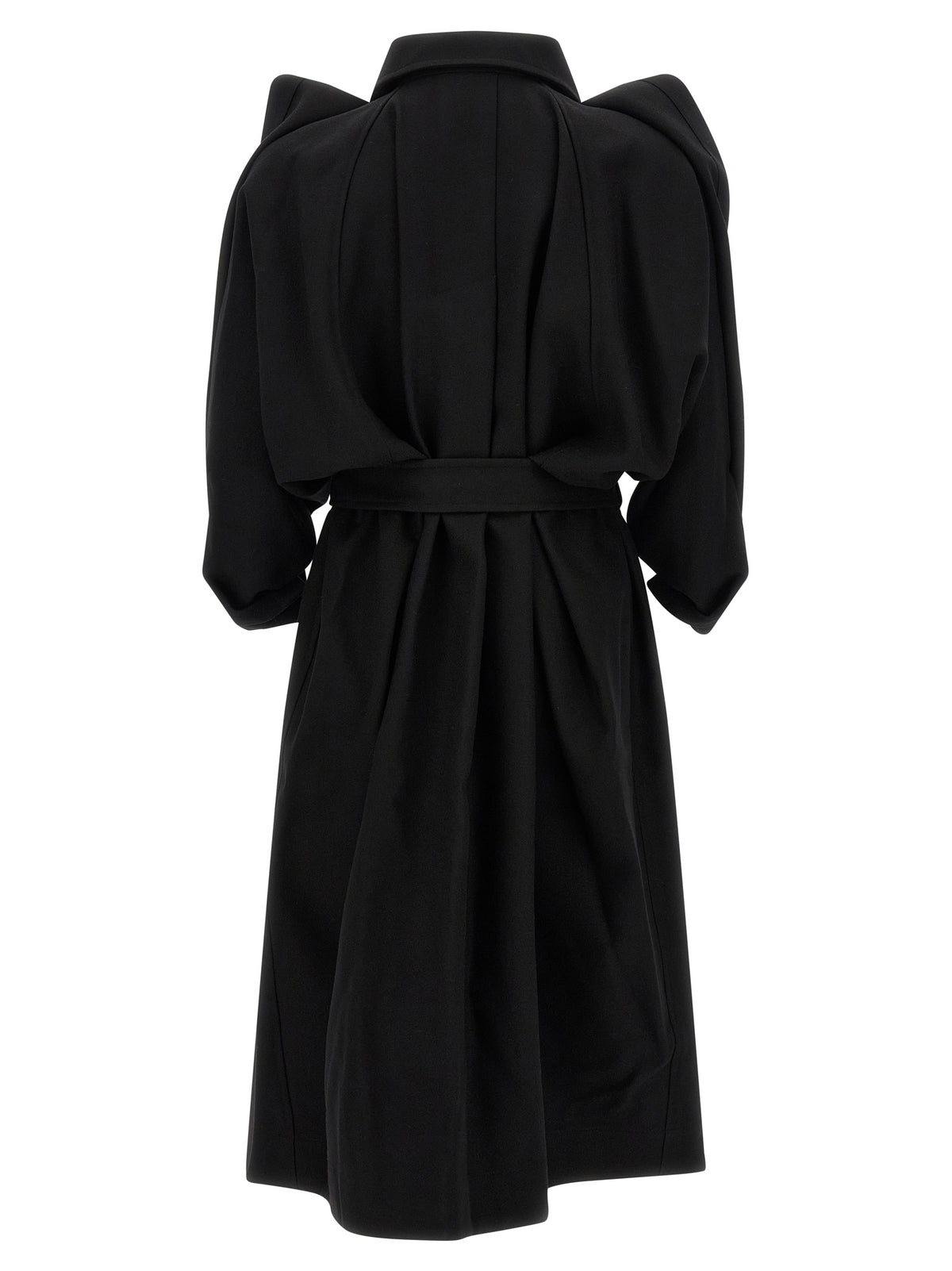 Issey Miyake Black Wool Coat