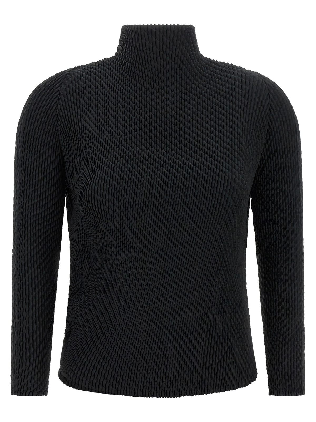 Issey Miyake Black Polyester Shirt
