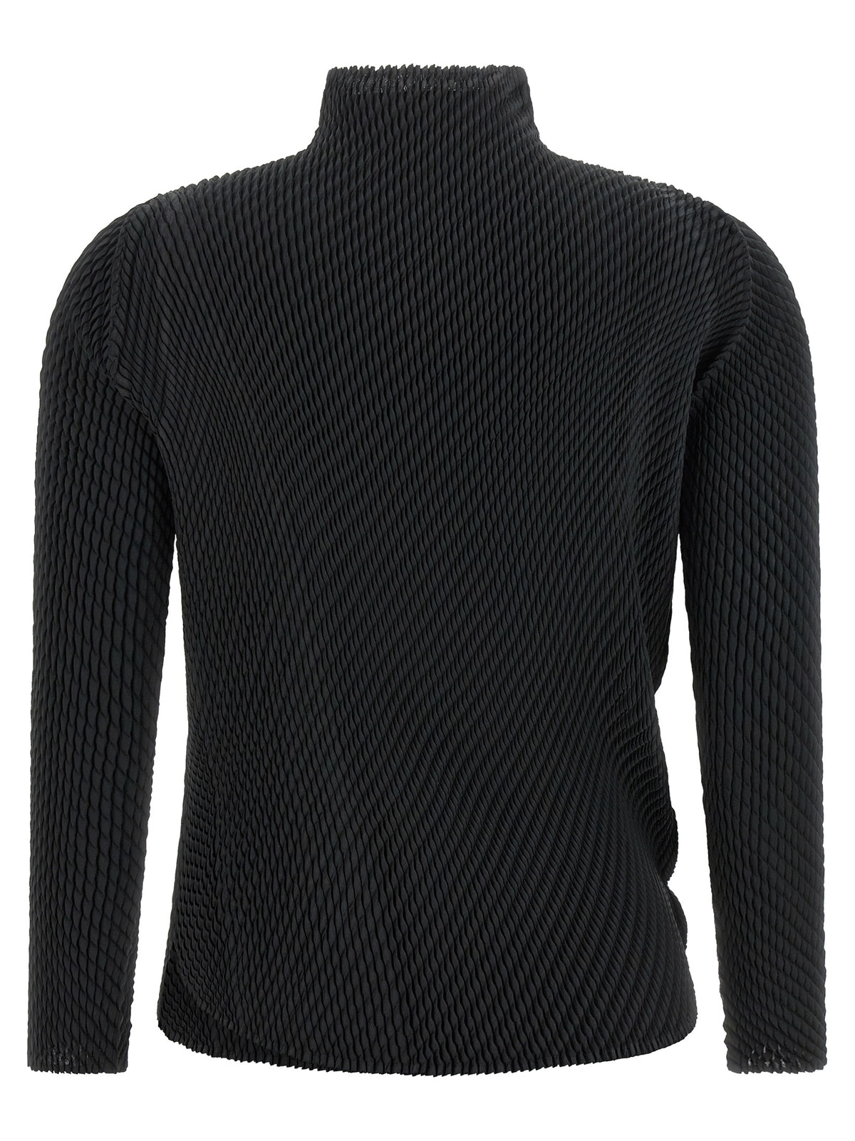 Issey Miyake Black Polyester Shirt