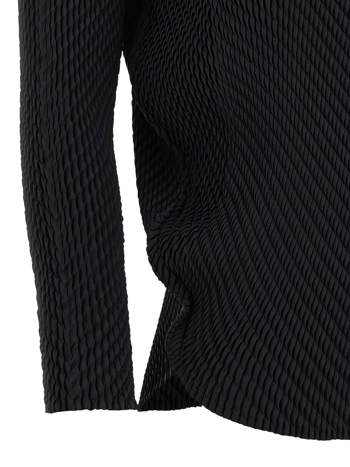 Issey Miyake Black Polyester Shirt