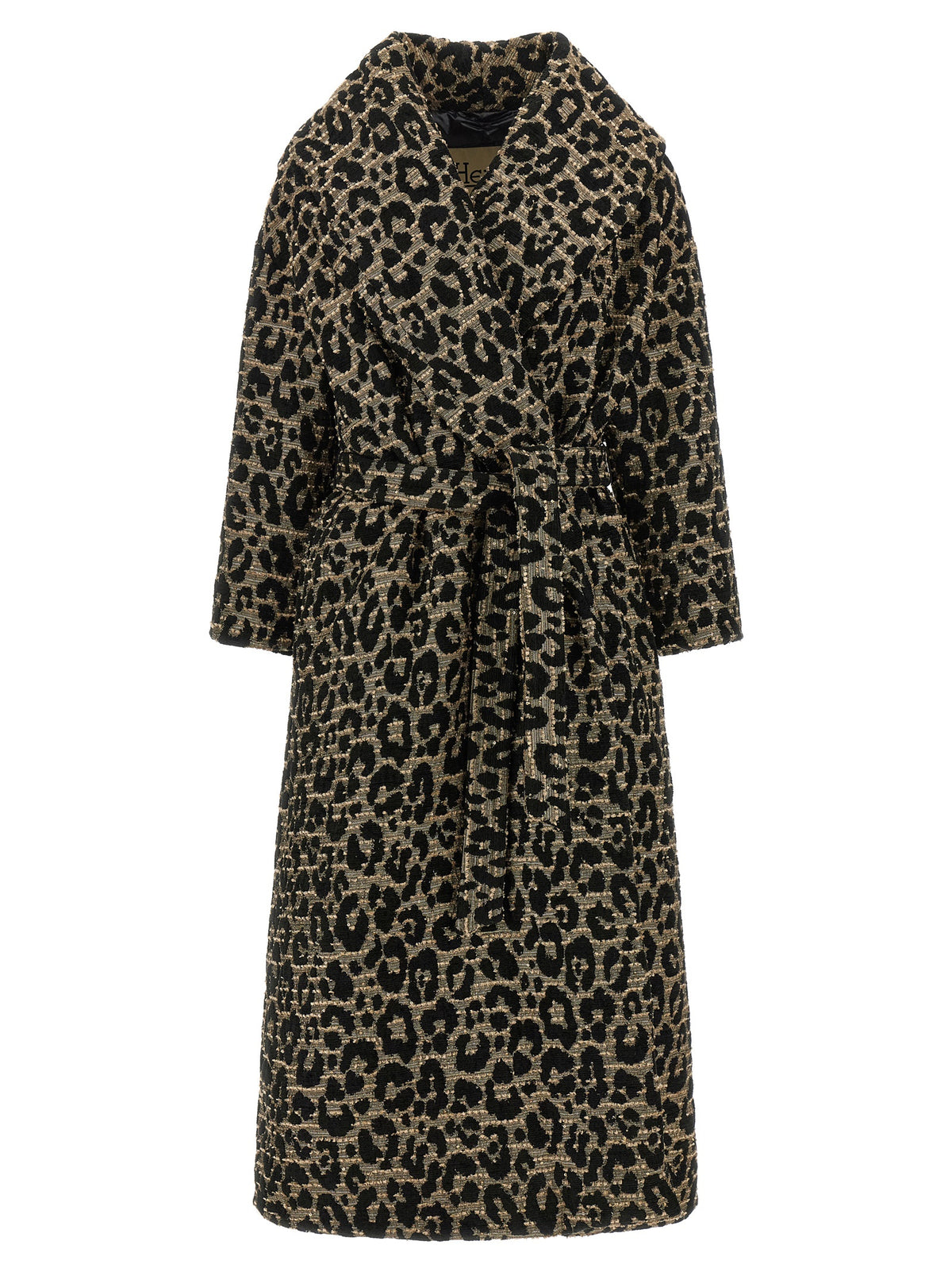 Herno Black Acetate Coat