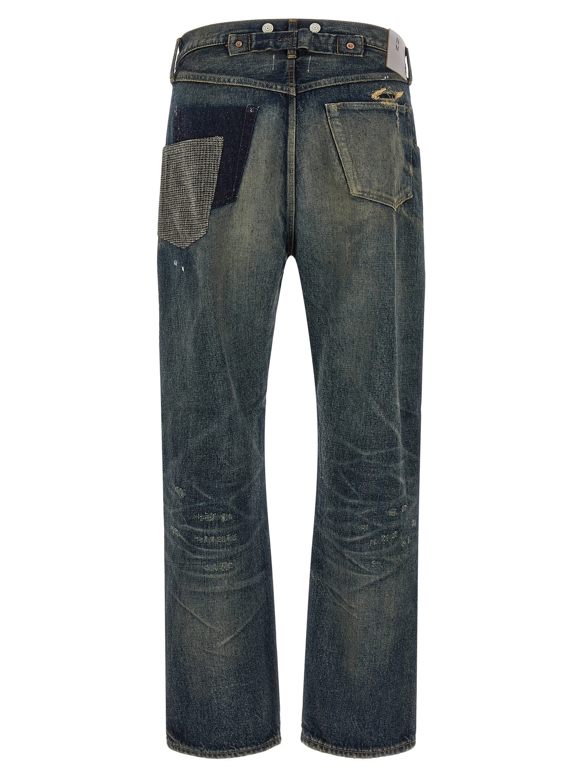 Junya Watanabe Blue Cotton Straight-Leg Jeans