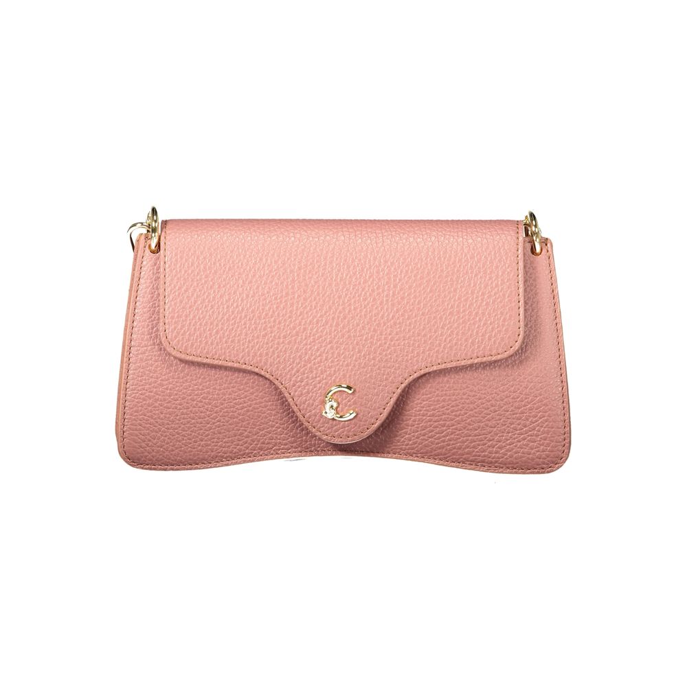 Coccinelle Pink Leather Handbag