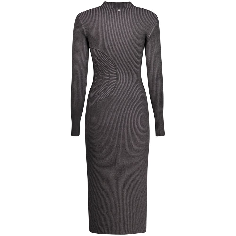 Desigual Black Polyester Casual Dress