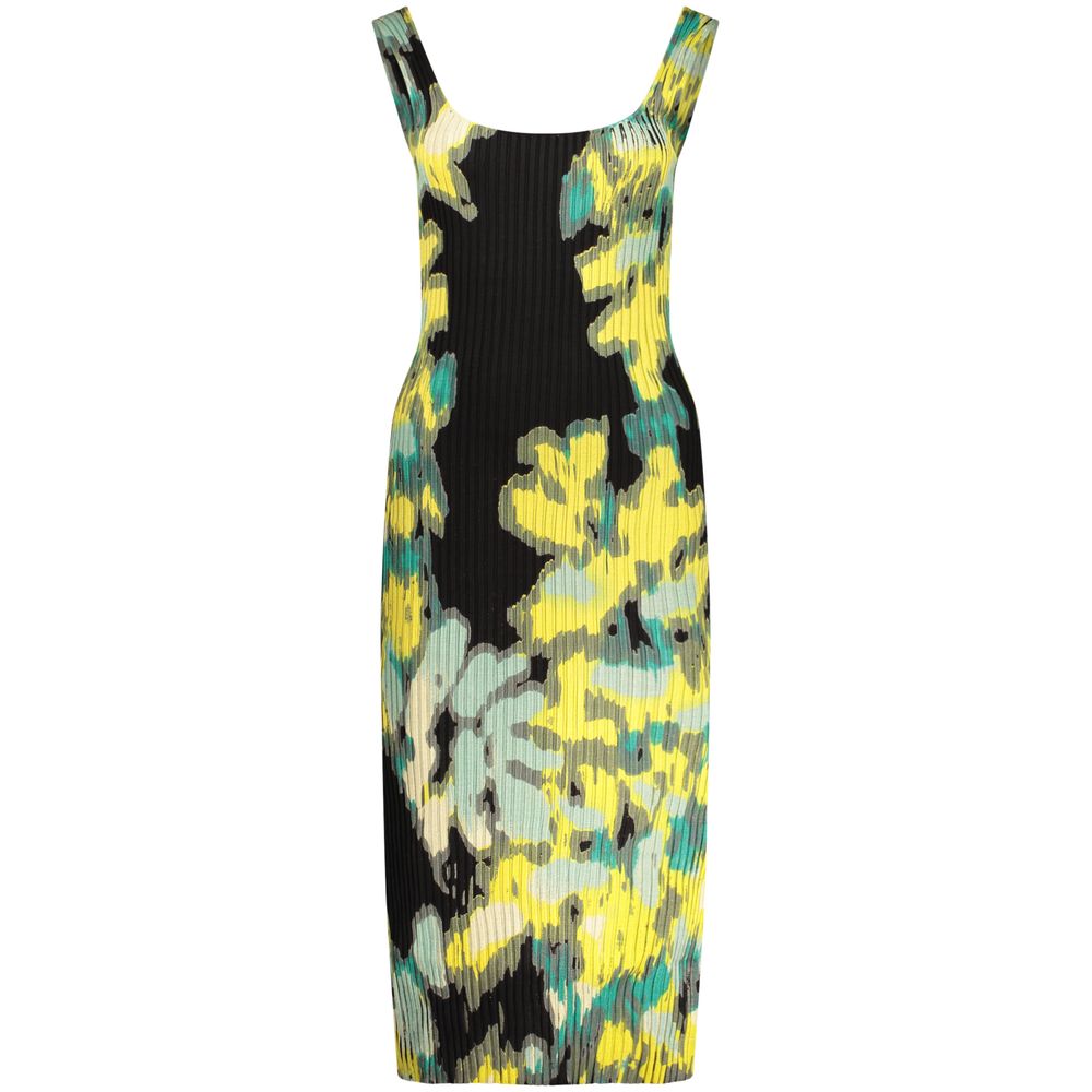 Desigual Black Polyester Casual Dress