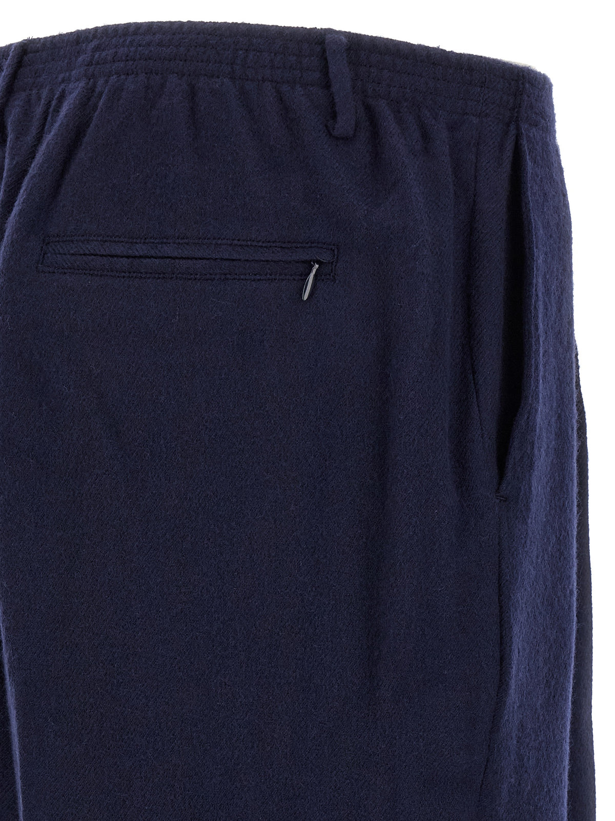 CELLAR DOOR Blue Virgin Wool Casual Pants