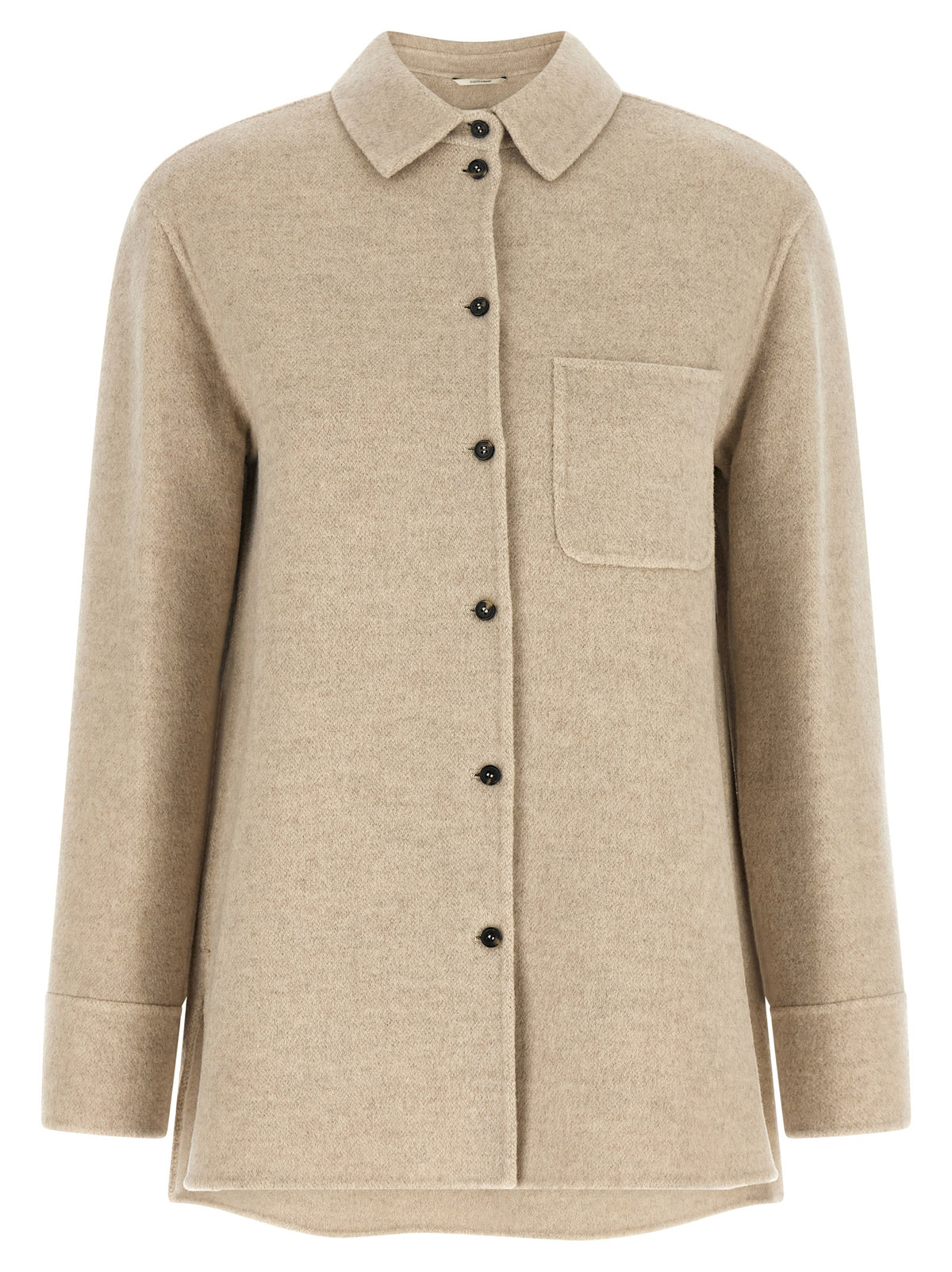 'S Max Mara Beige Virgin Wool Shell Jacket