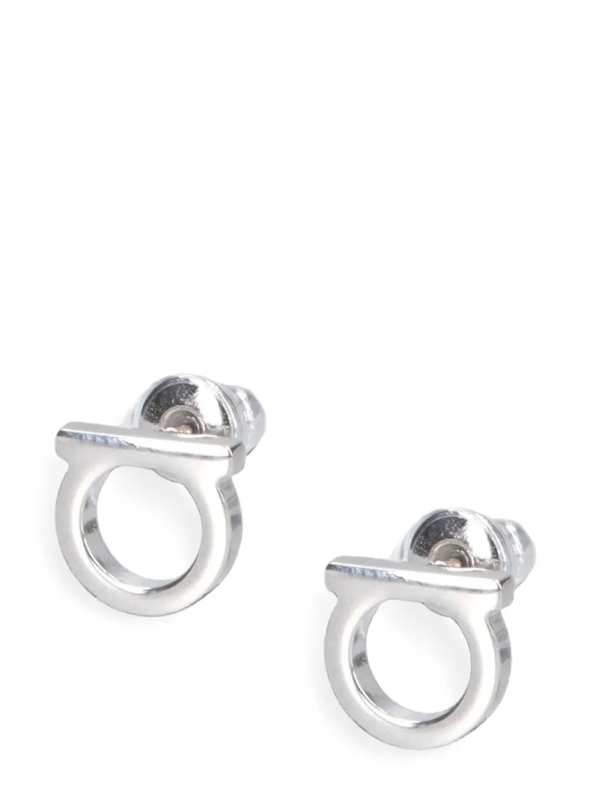 Ferragamo Silver Brass Earrings