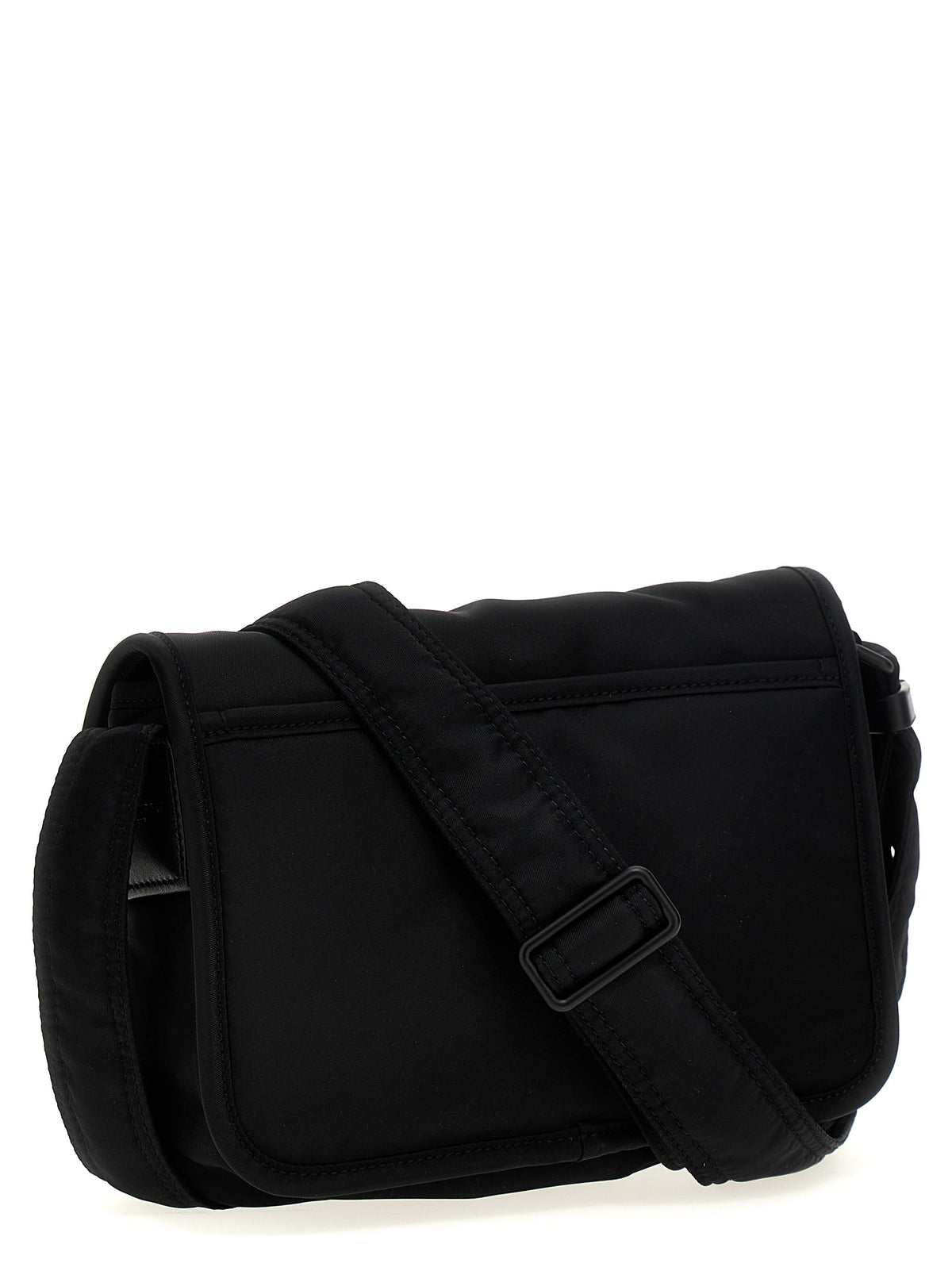 Saint Laurent Black Polyamide Crossbody Bag