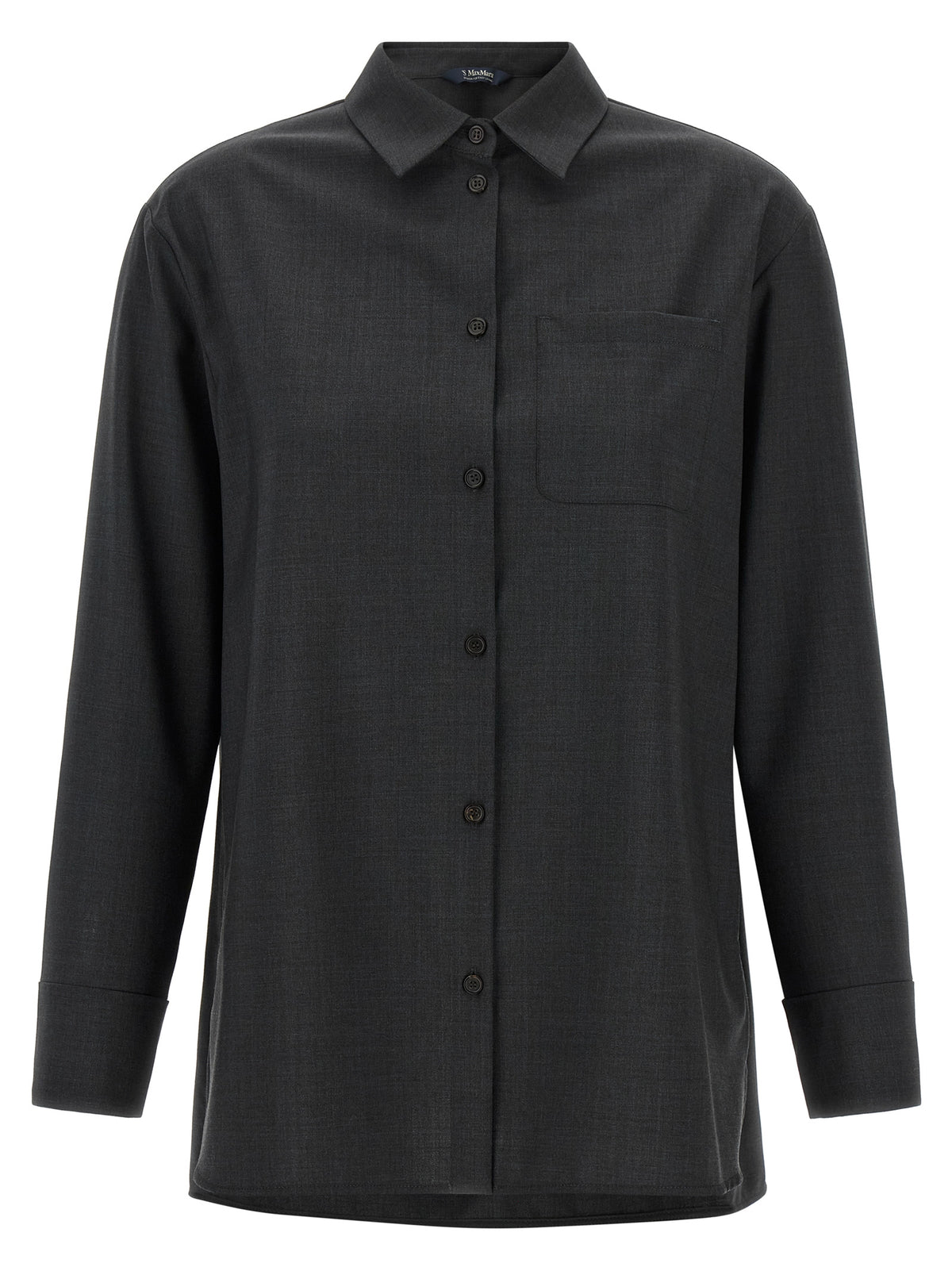 'S Max Mara Gray Wool Blouse