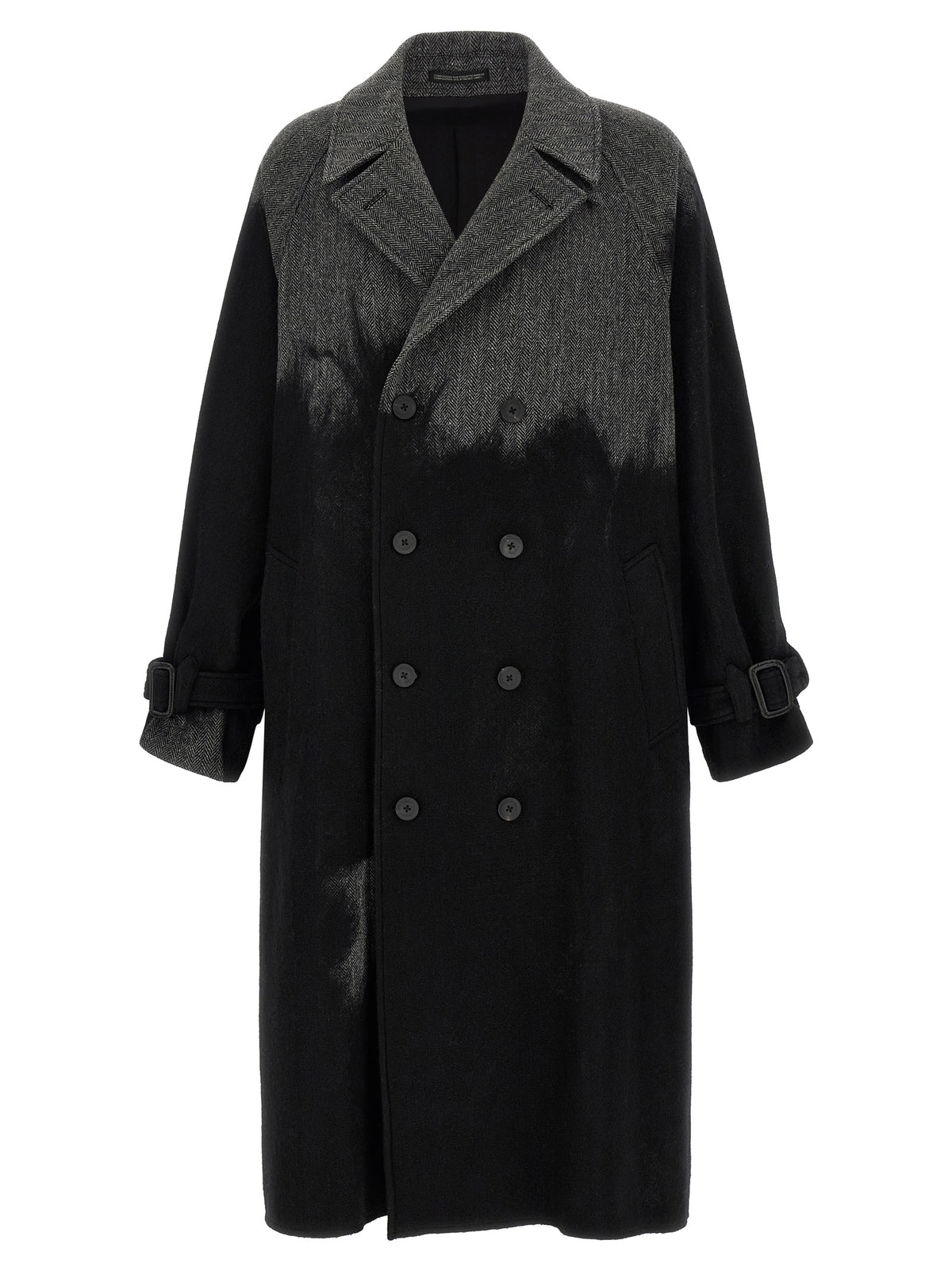 Yohji Yamamoto Gray Wool Coat