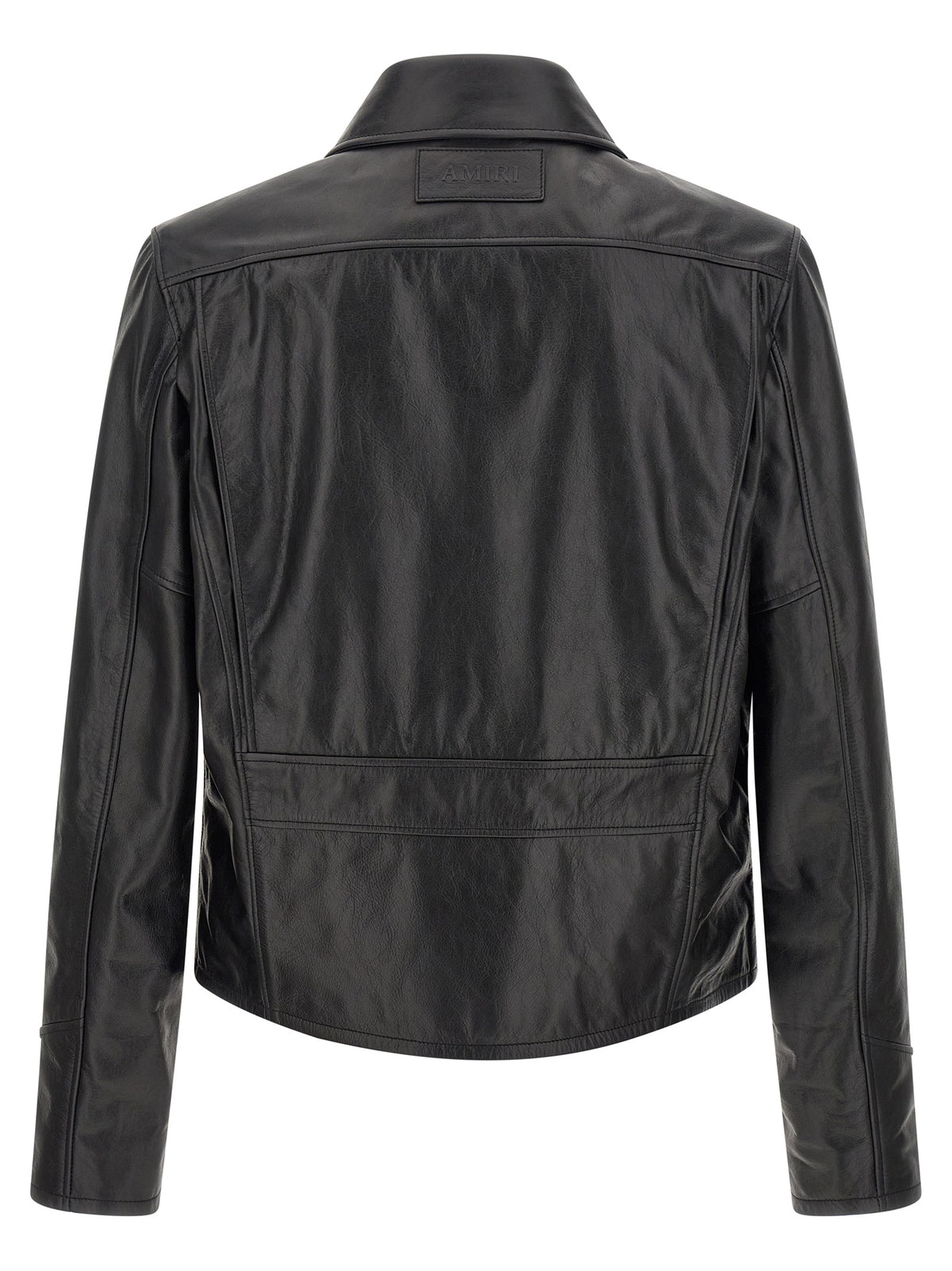 Amiri Black Calfskin Leather Jacket