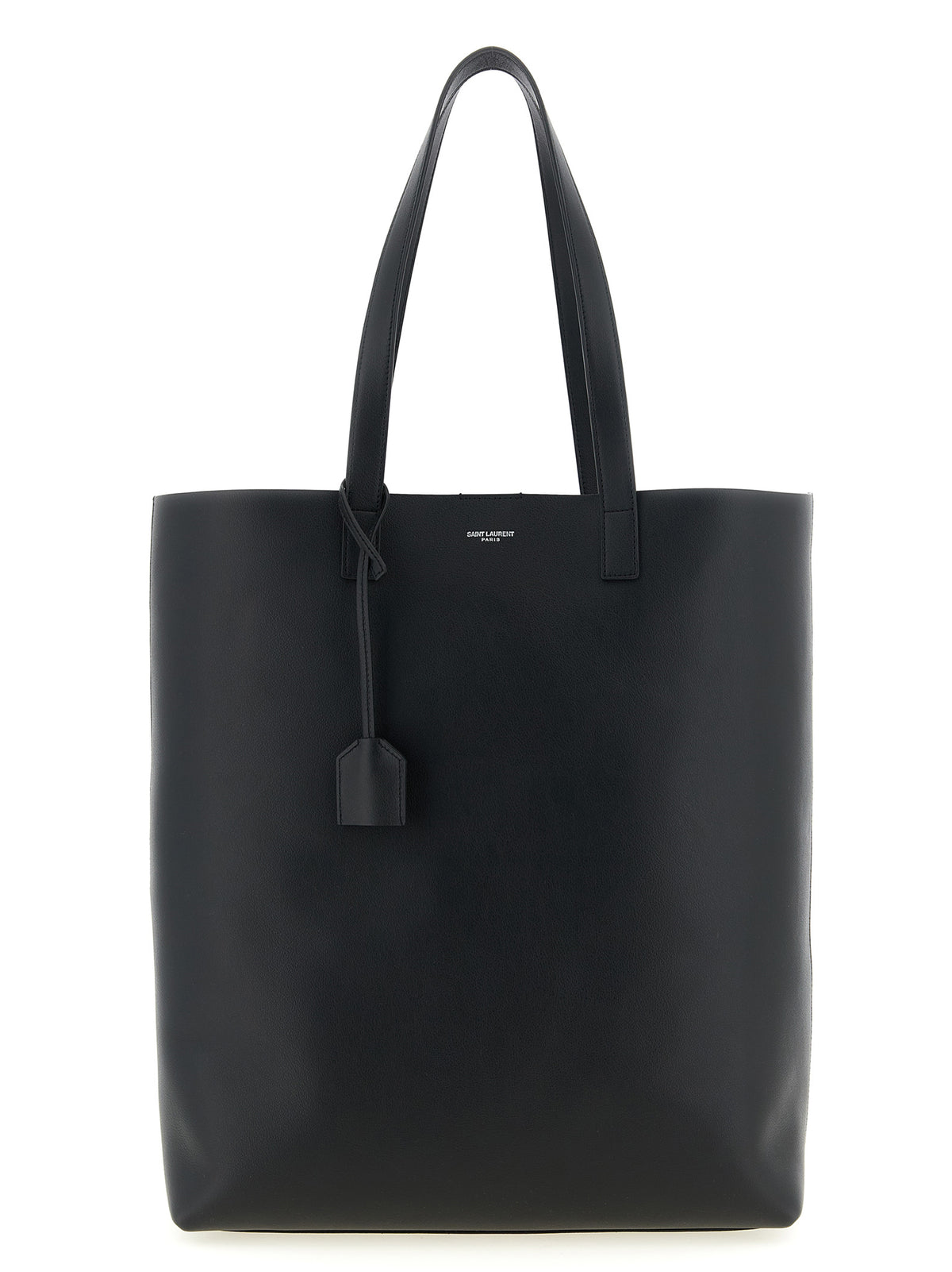 Saint Laurent Black Calfskin Tote Bag