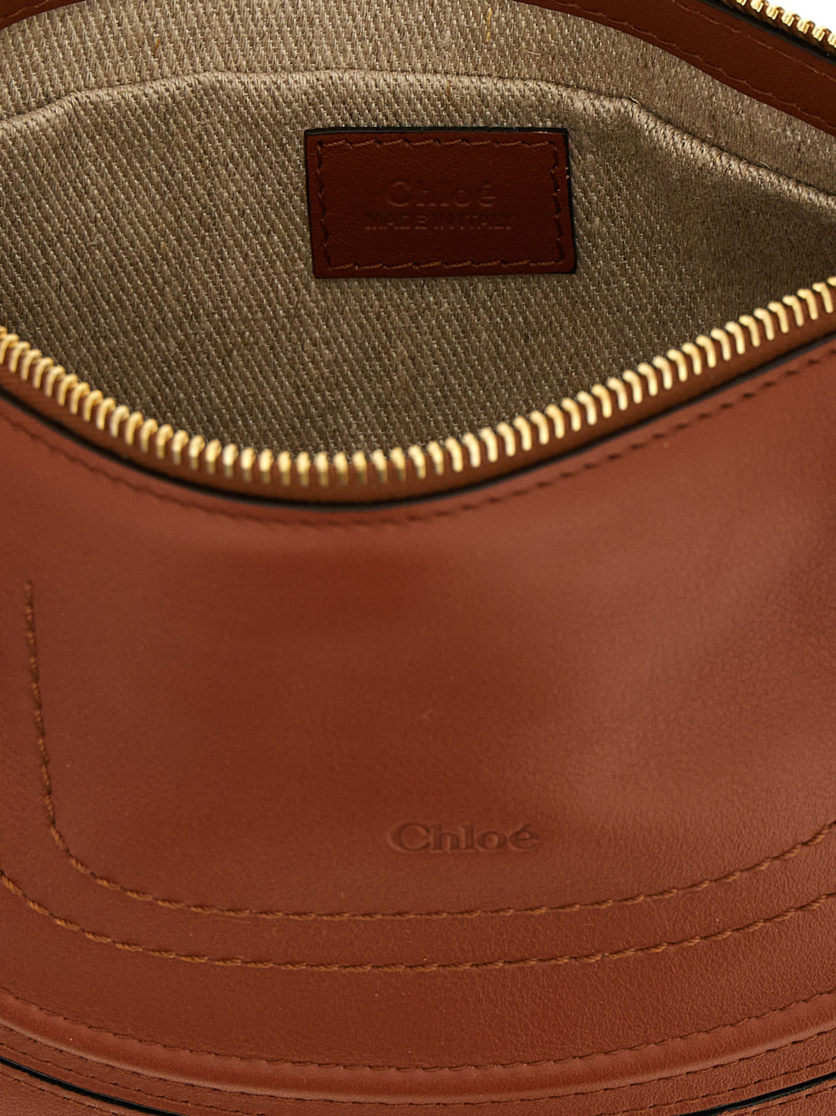 Chloé Brown Calfskin Shoulder Bag