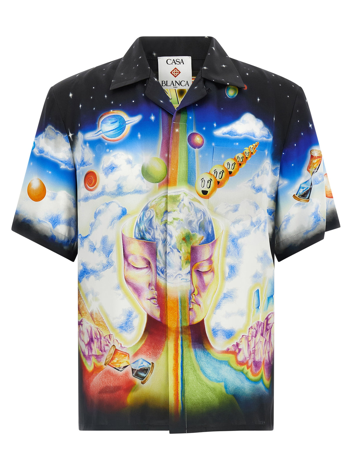 Casablanca Multicolor Silk Blouse