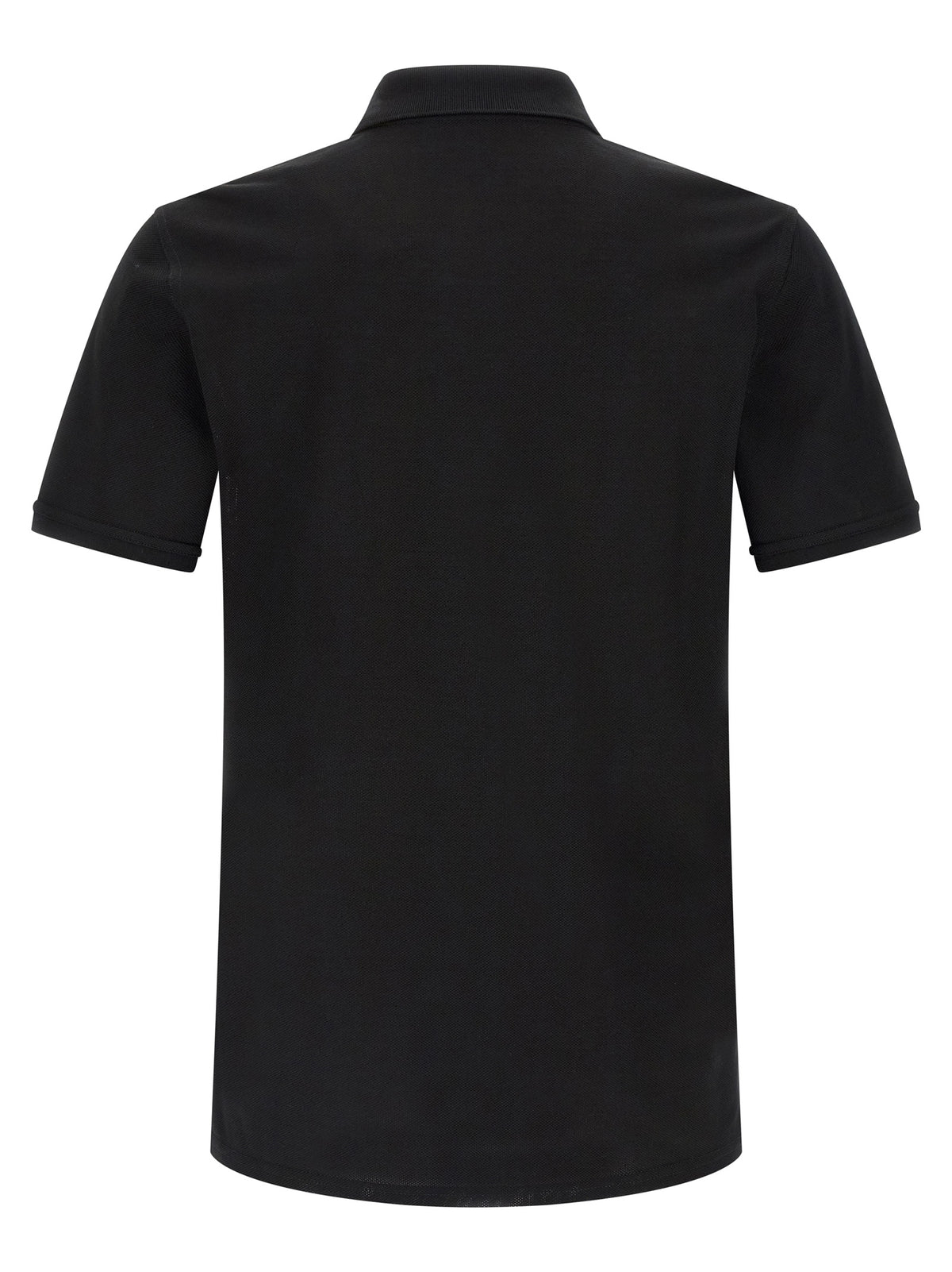 Givenchy Black Cotton Polo Shirt