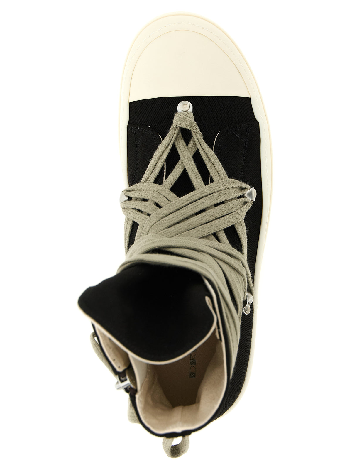 DRKSHDW Black Cotton Athletic Sneakers