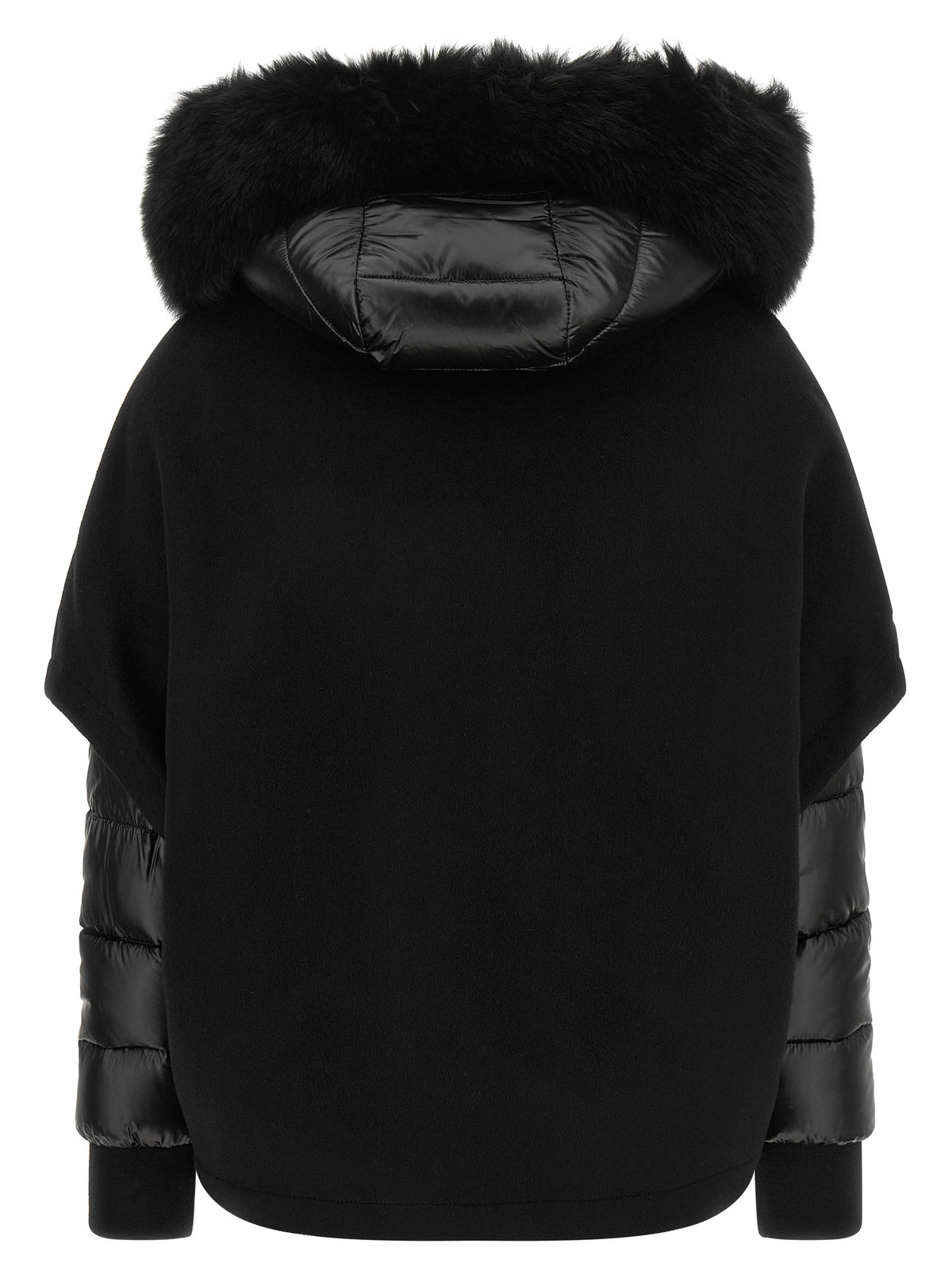 MooRER Black Wool Shell Jacket