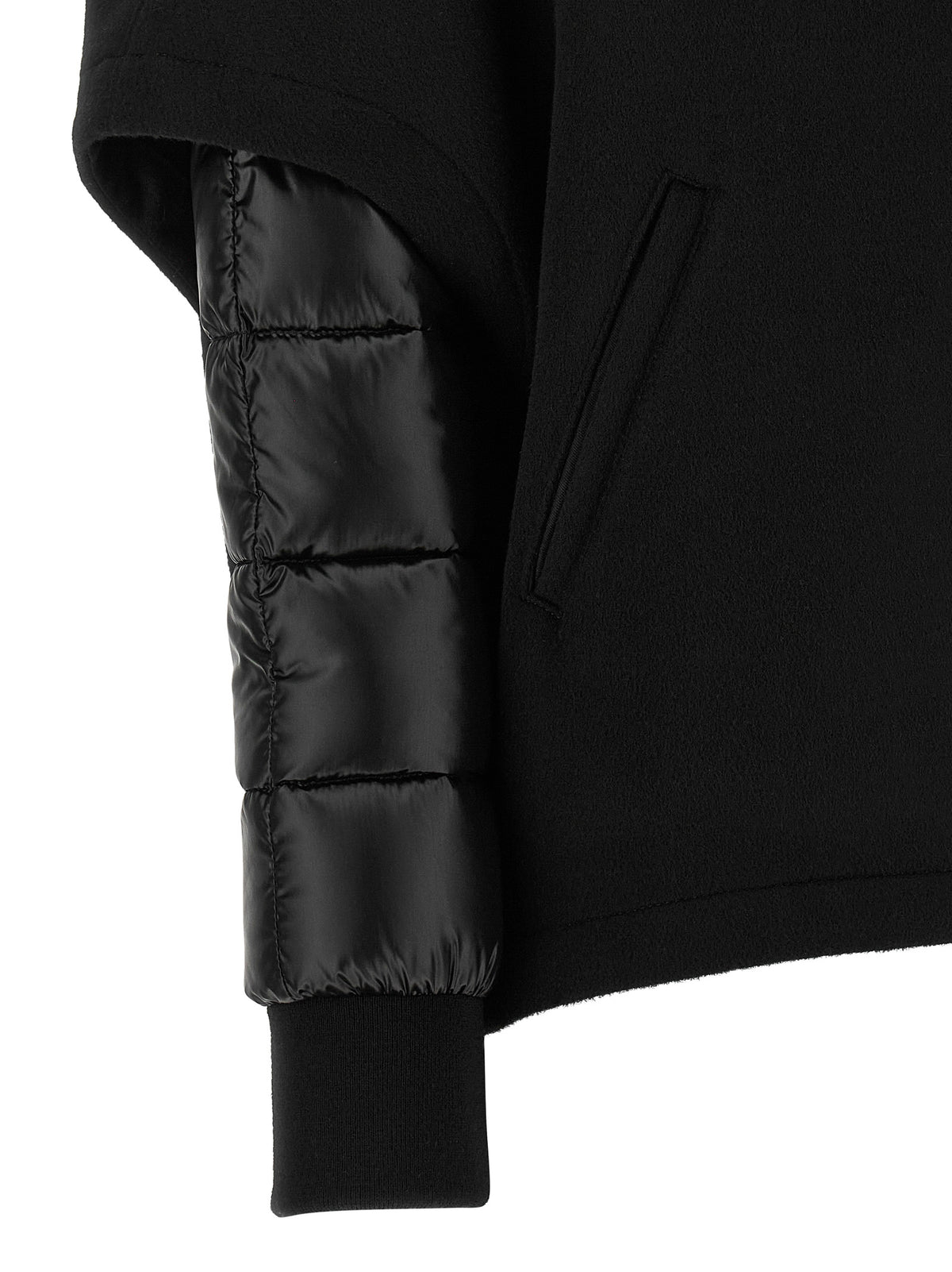 MooRER Black Wool Shell Jacket