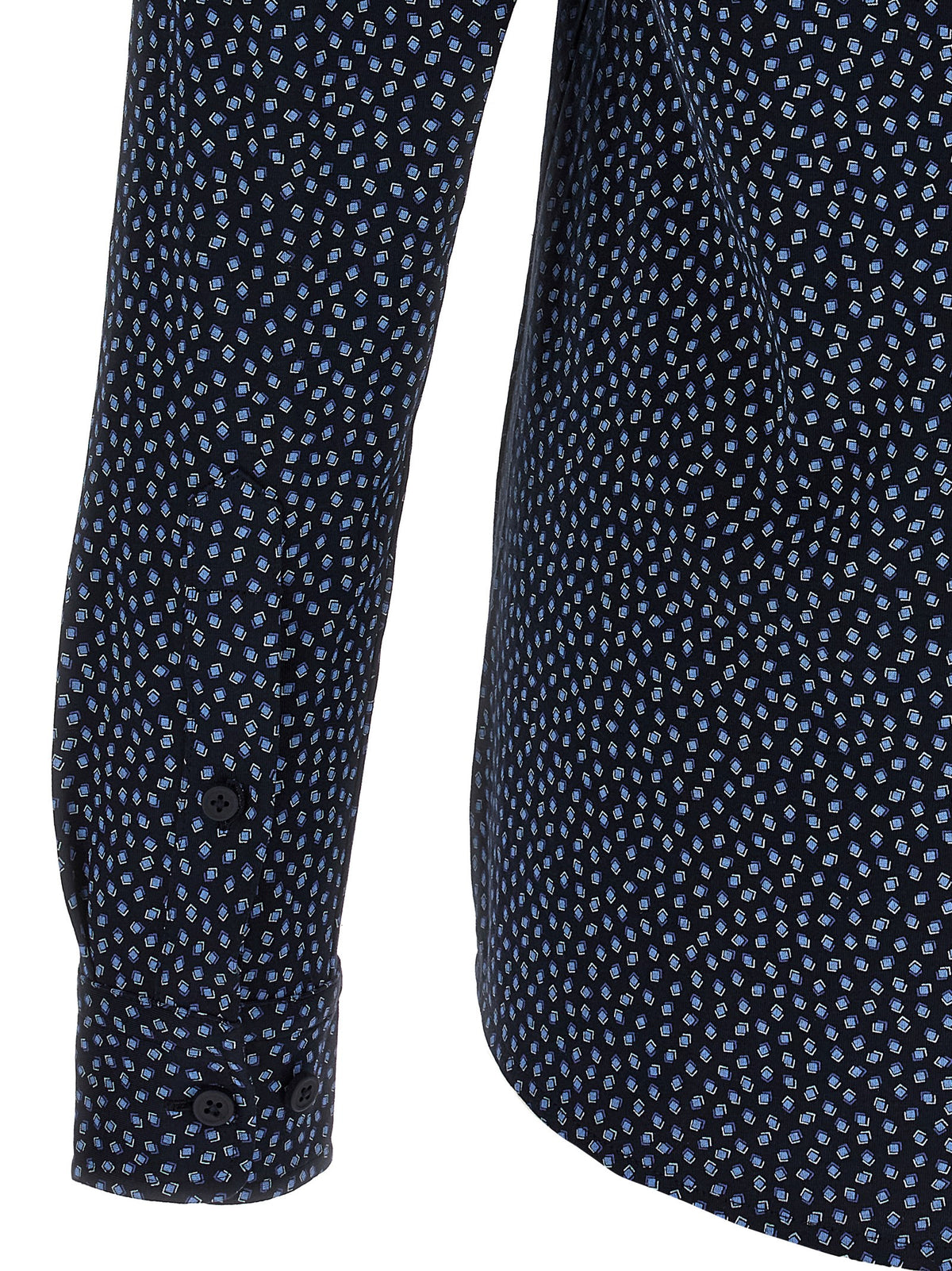 Hugo Boss Blue Cotton Blouse