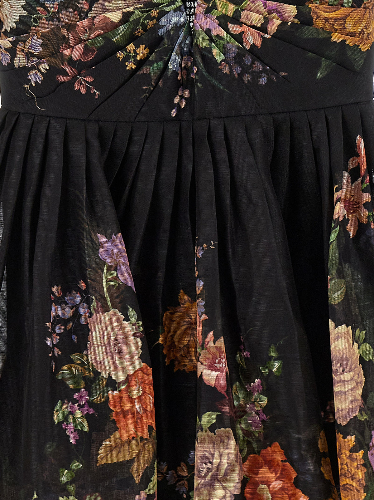 Zimmermann Black Linen Casual Dress