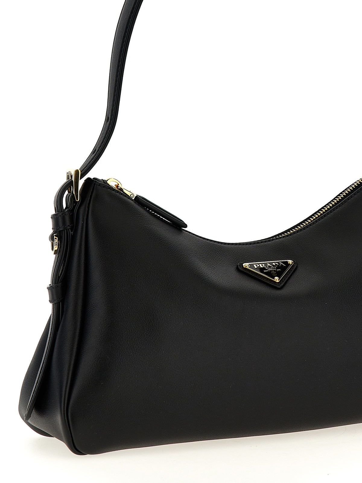 Prada Black Calfskin Shoulder Bag