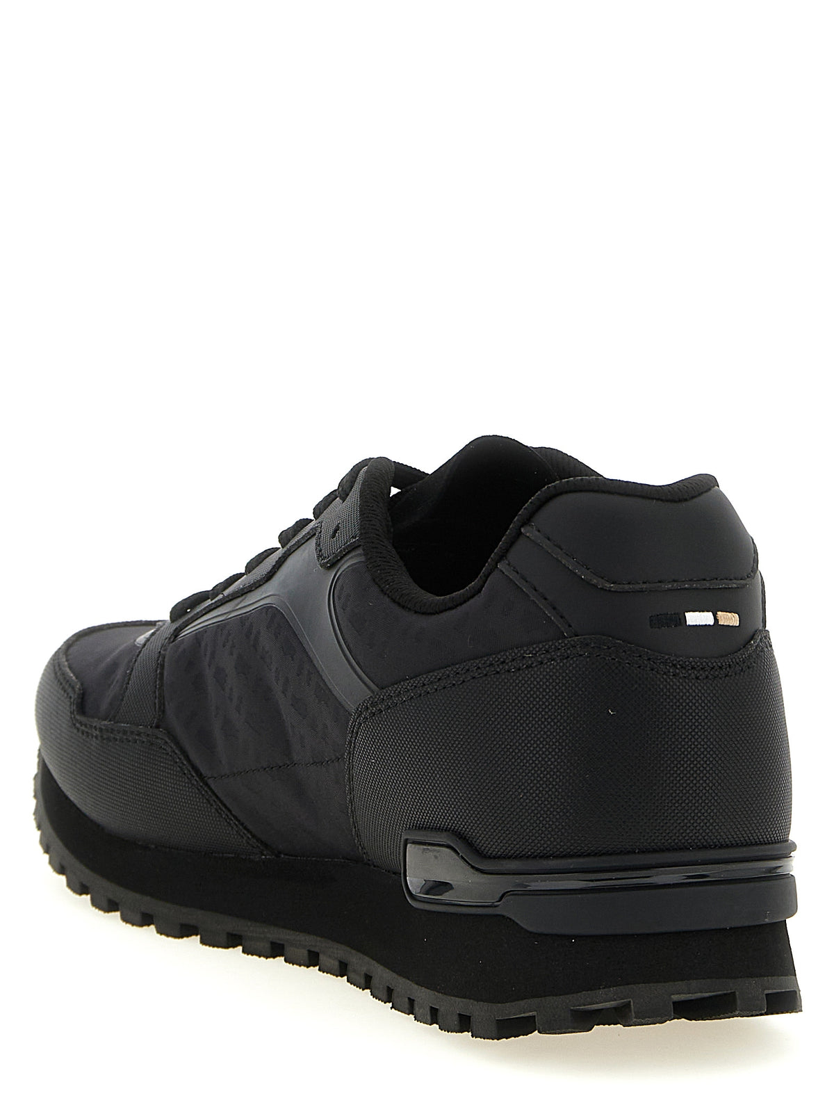Hugo Boss Black Polyester Athletic Sneakers
