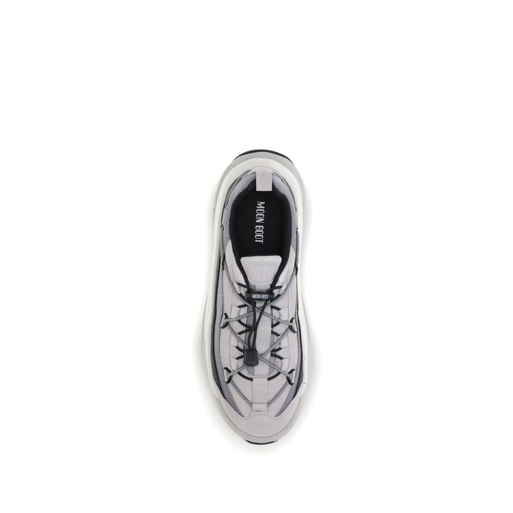Moon Boot Gray Polyester Athletic Sneakers
