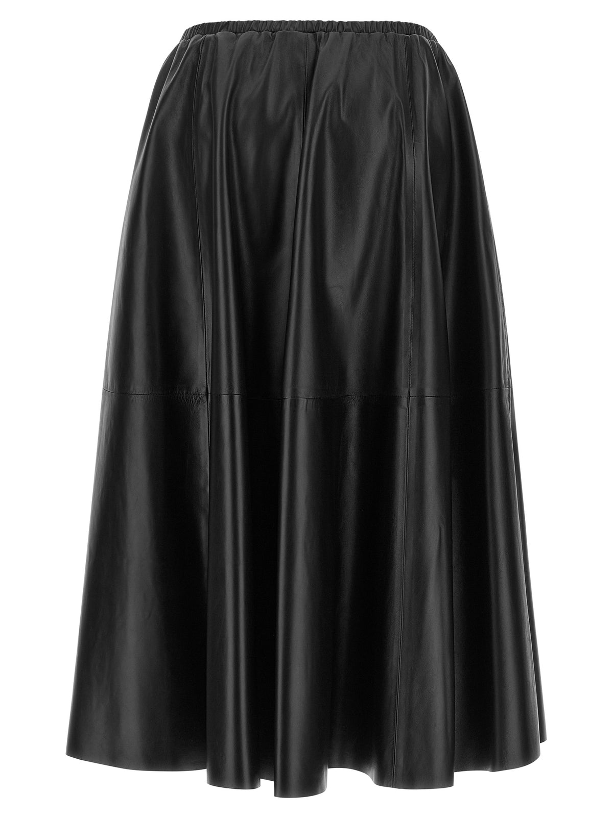 Alberta Ferretti Black Polyester Mini Skirt