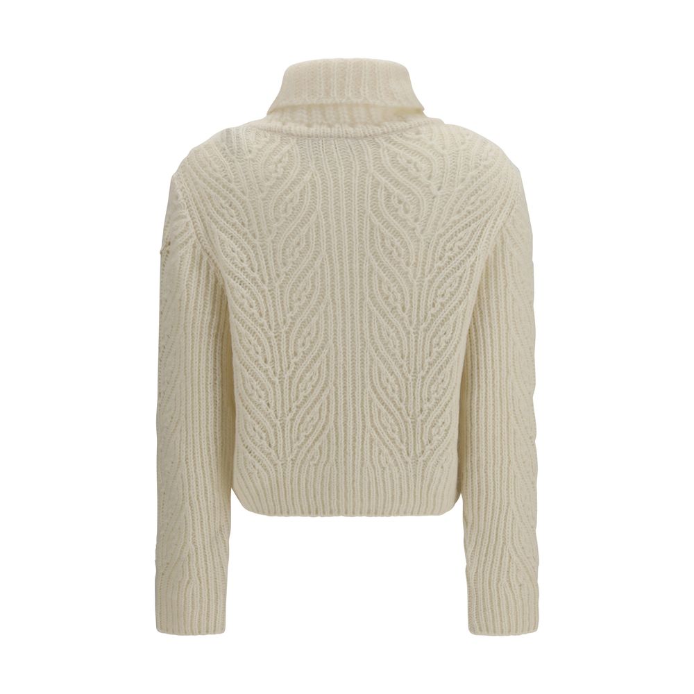 Moncler Beige Wool Oves Aries Turtleneck
