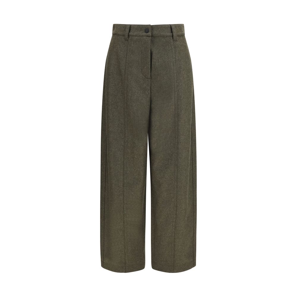 Moncler Grenoble Bicolor Wool Oves Aries Casual Pants