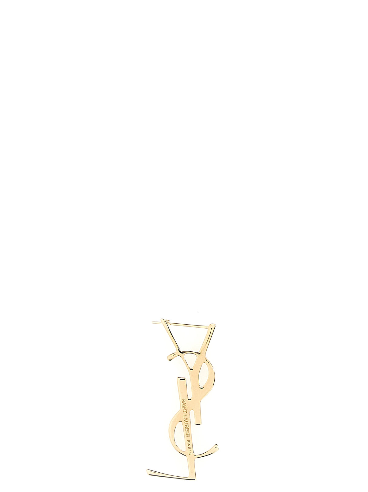 Saint Laurent Gold Brass Earrings
