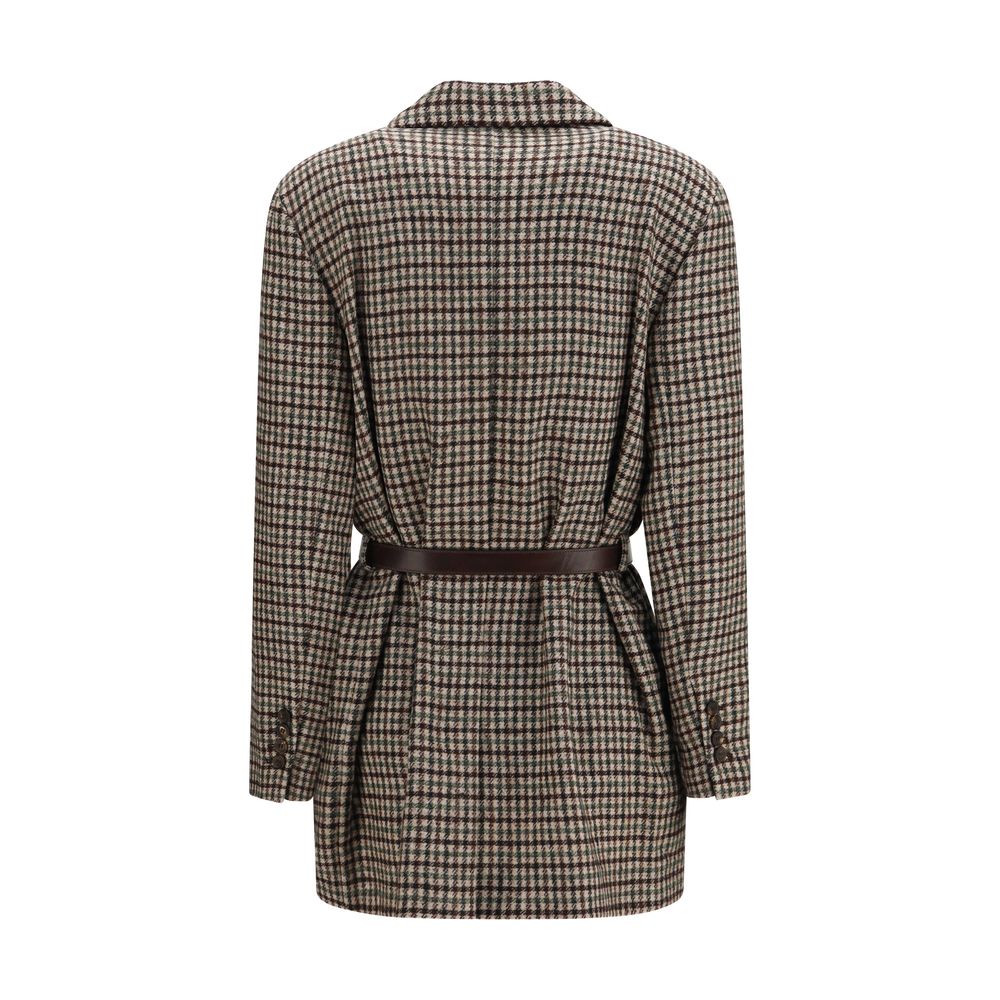 Brunello Cucinelli Beige Wool Oves Aries Blazer