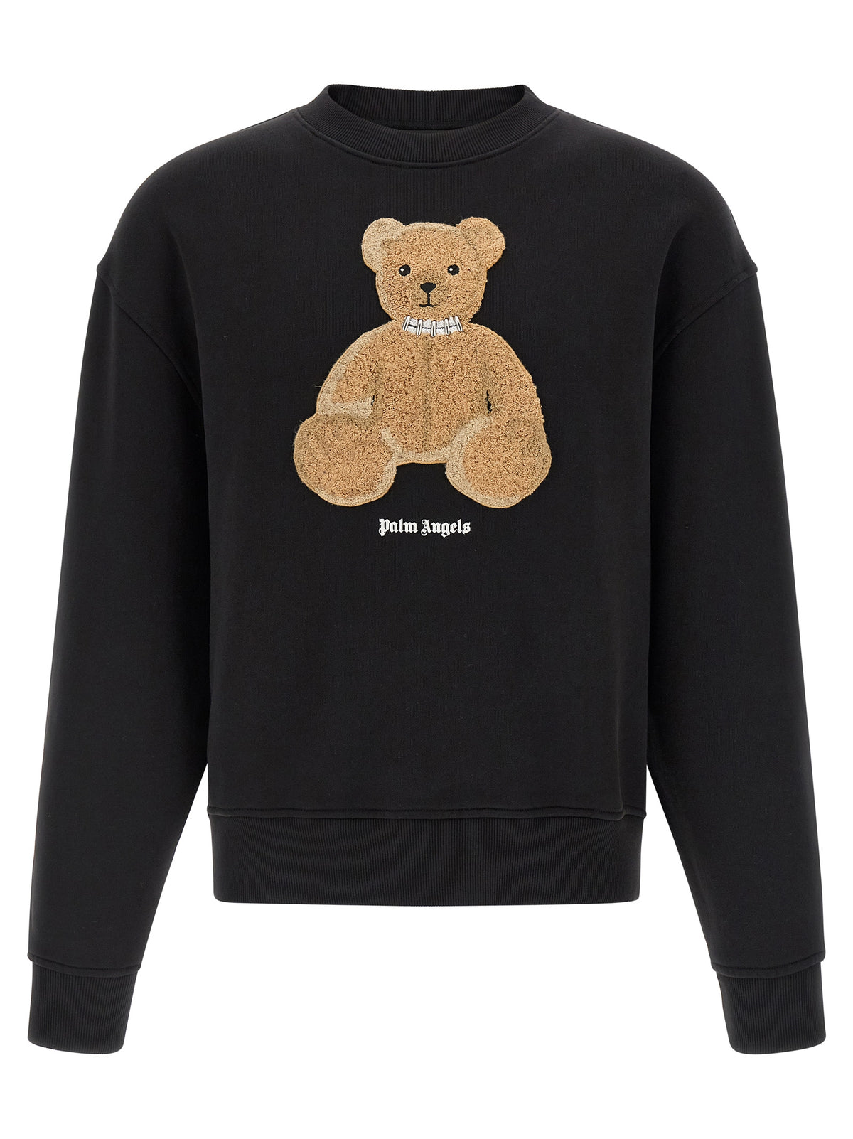 Palm Angels Black Cotton Sweatshirt