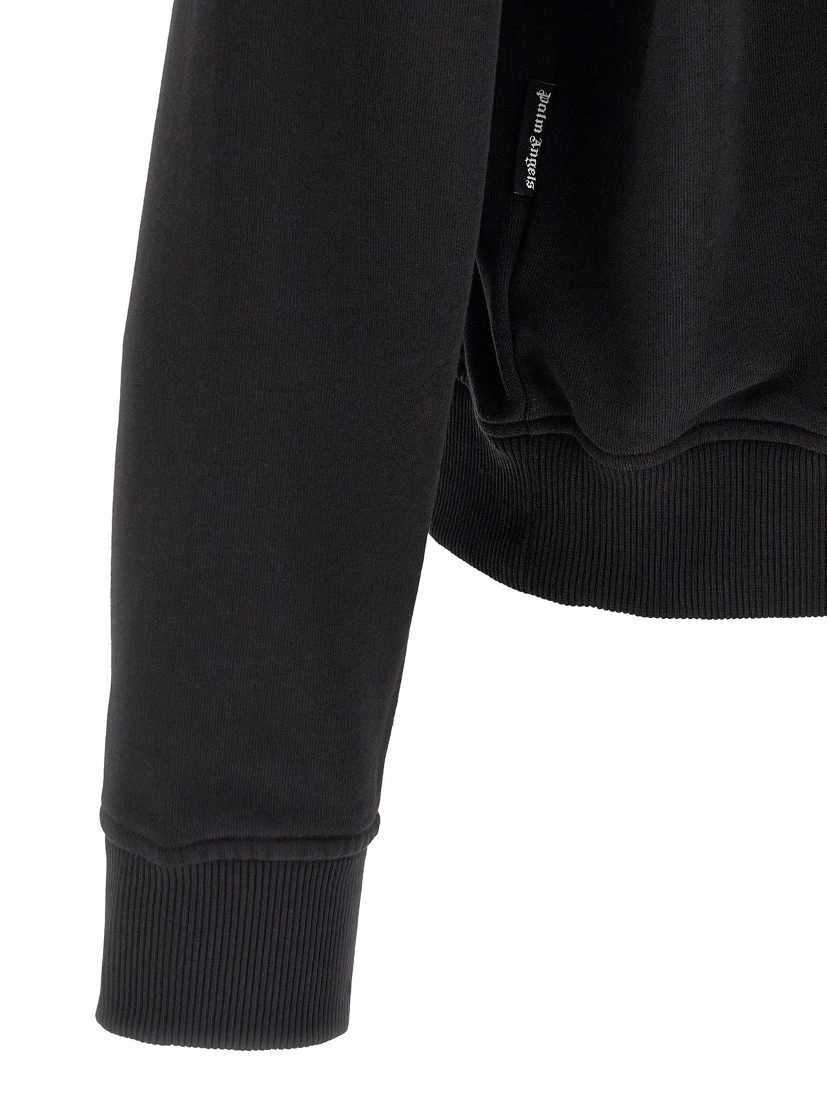 Palm Angels Black Cotton Sweatshirt
