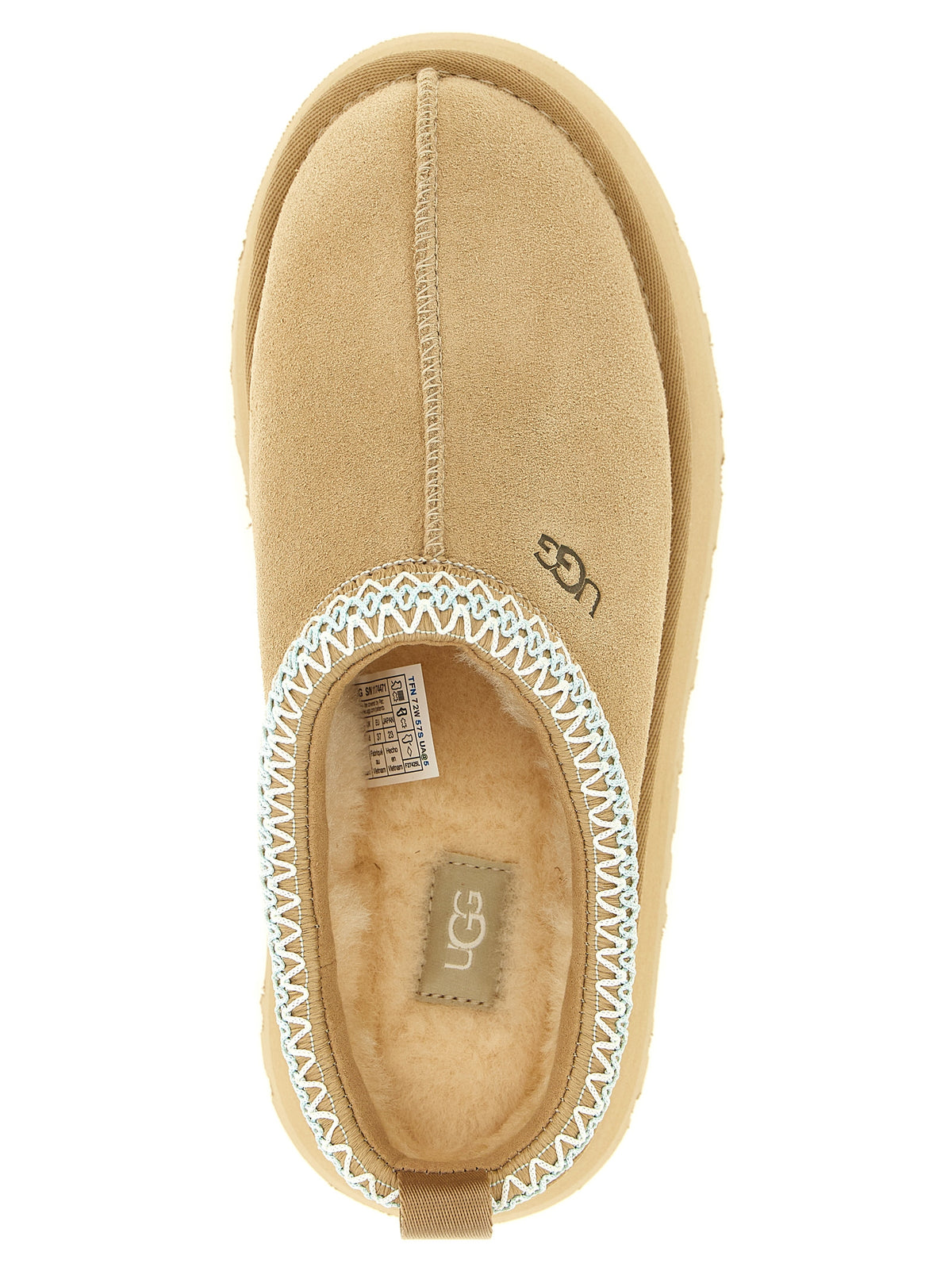 UGG Beige Leather Mules