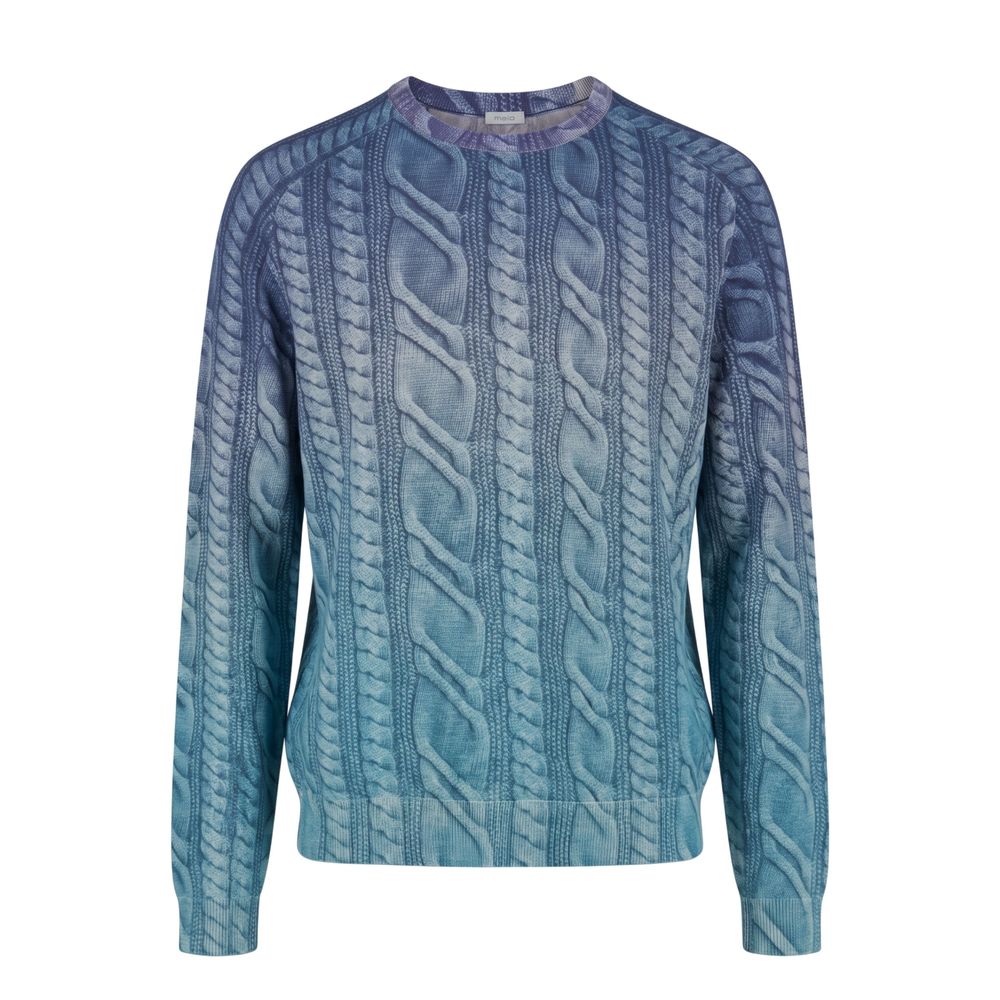 Malo Blue Wool Men's Sweater
