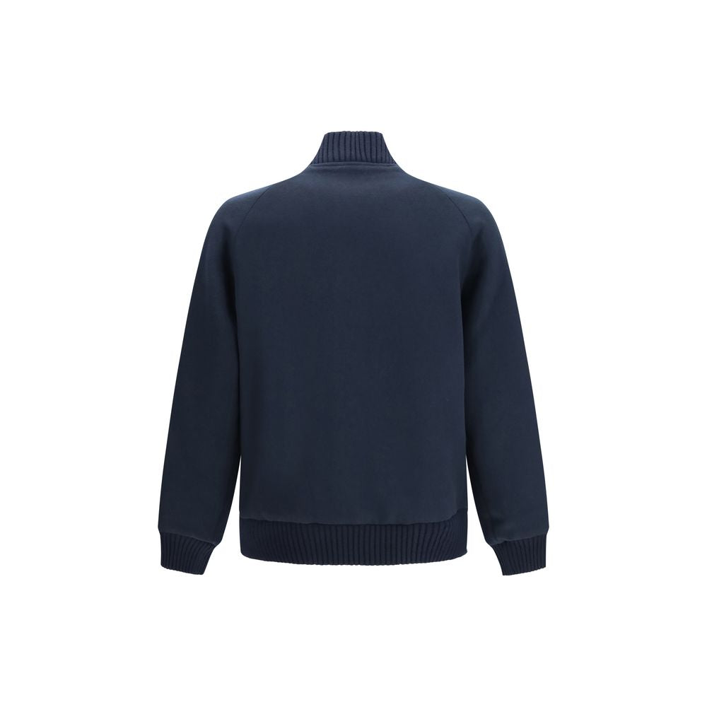 Woolrich Blue Wool Oves Aries Bomber