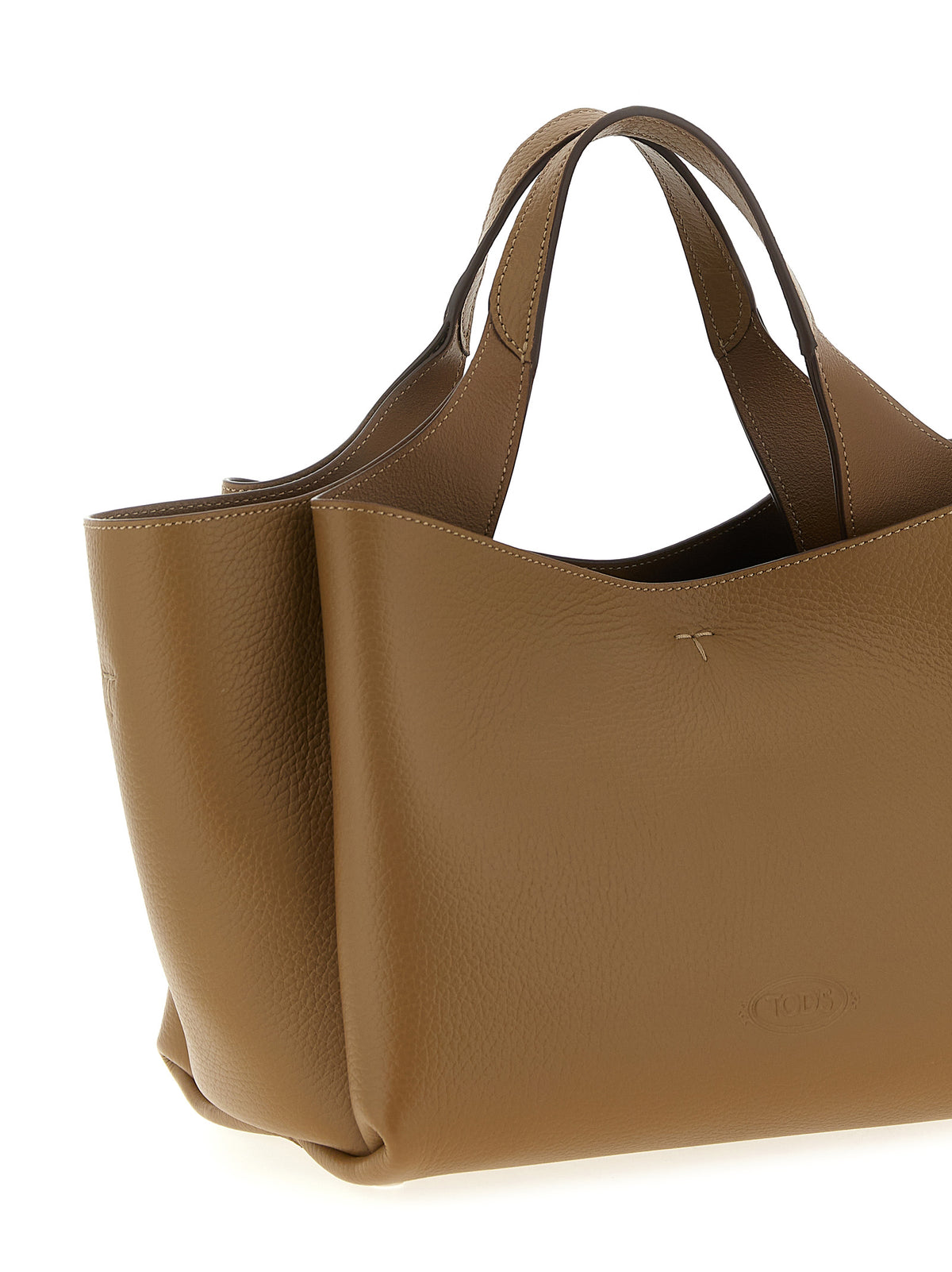 Tod's Brown Calfskin Handbag