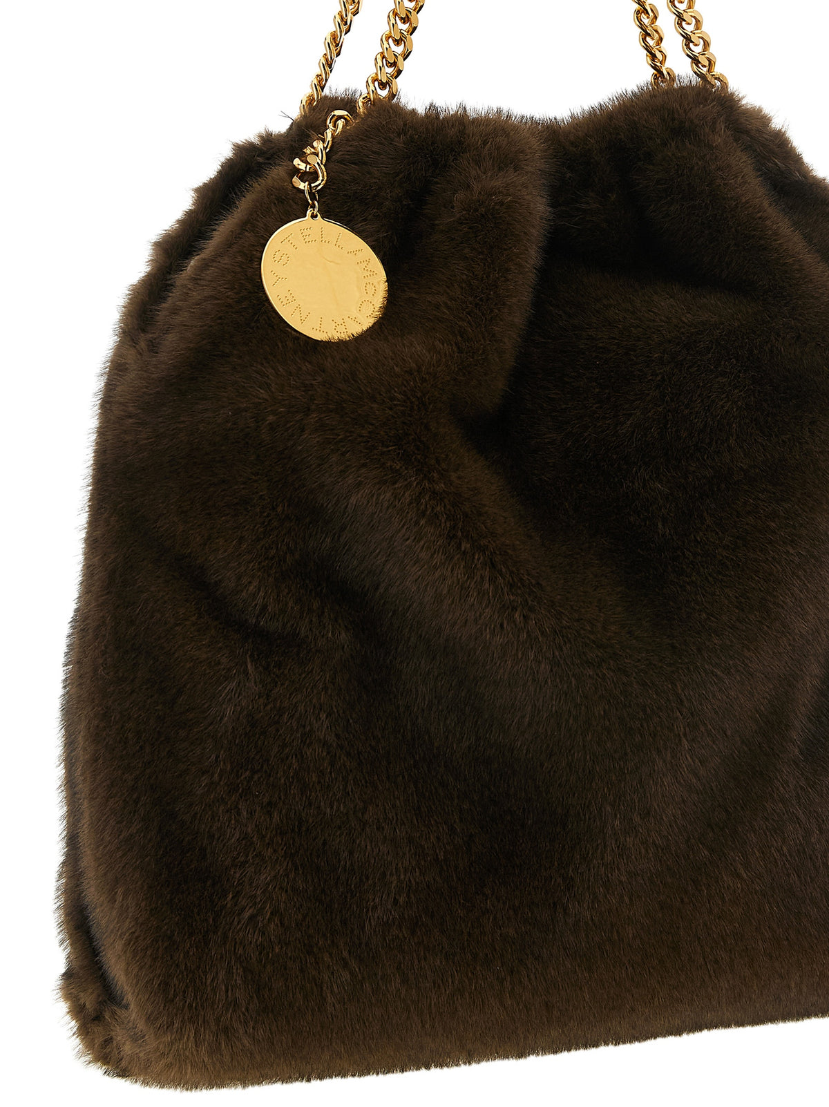 Stella McCartney Brown Polyester Shoulder Bag
