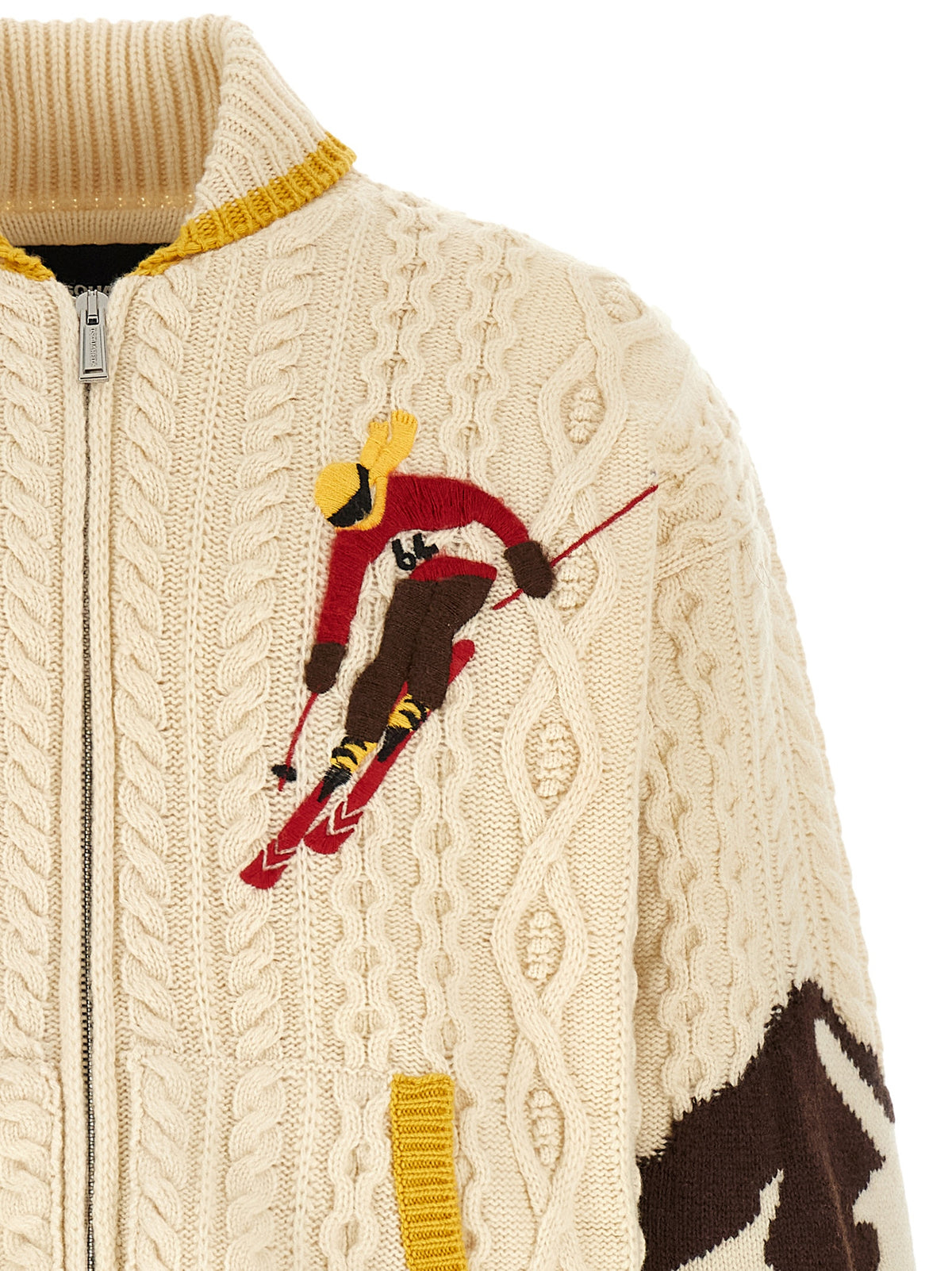 Dsquared² Multicolor Wool Cardigan