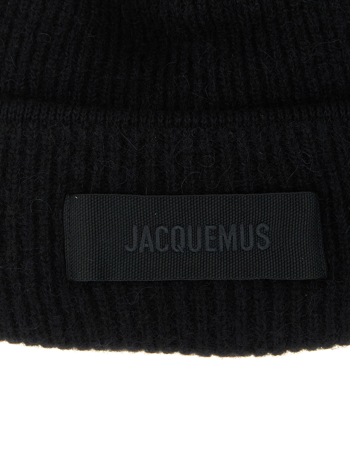 Jacquemus Black Wool Beanie