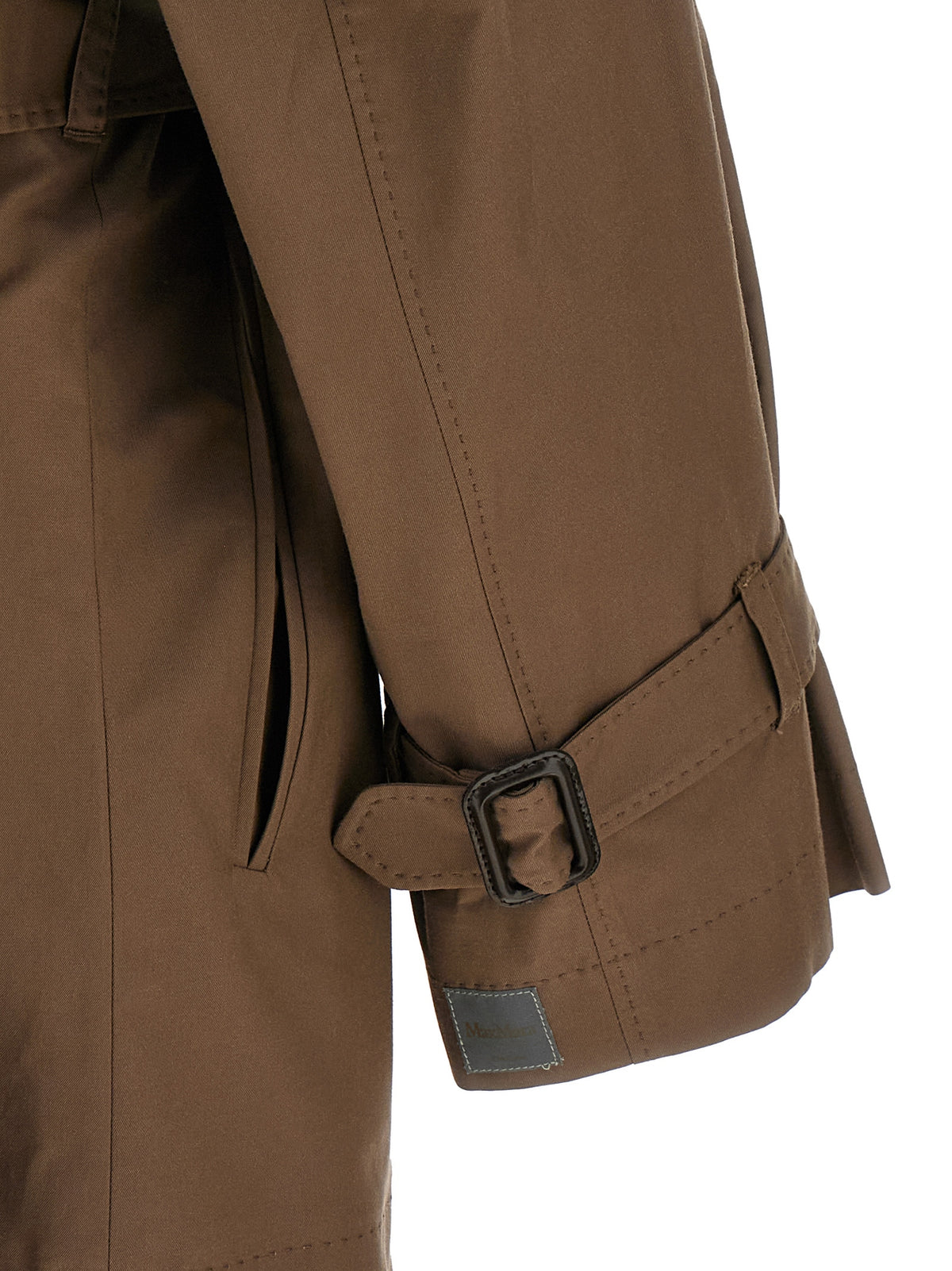 Max Mara Brown Cotton Coat
