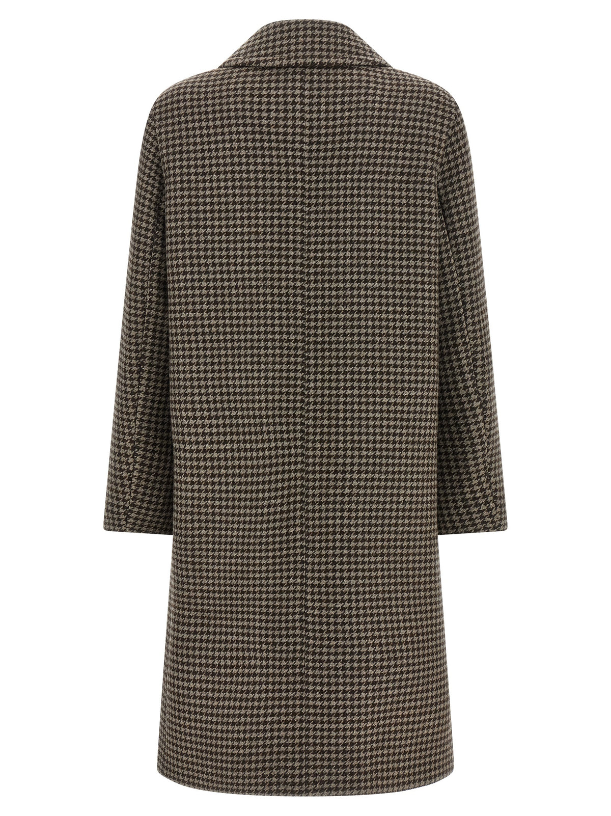 Tagliatore Brown Virgin Wool Coat