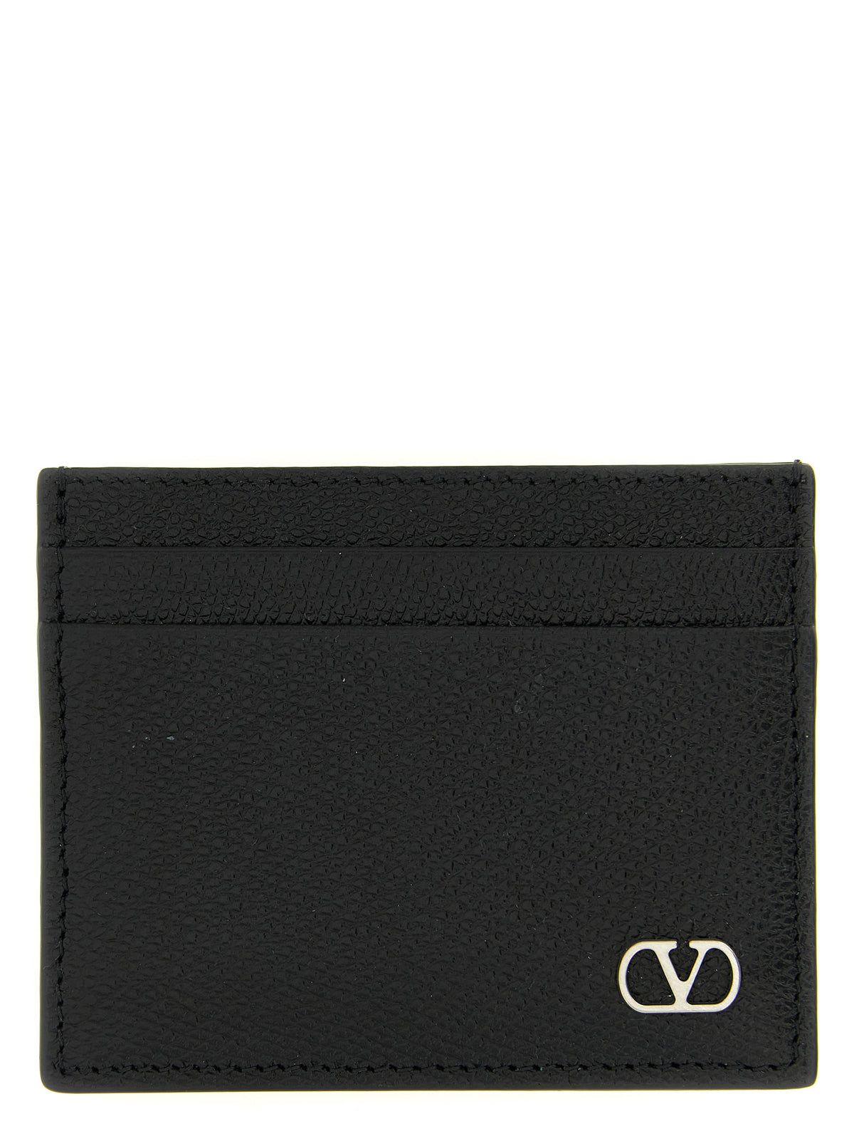 Valentino Garavani Black Calfskin Cardholder