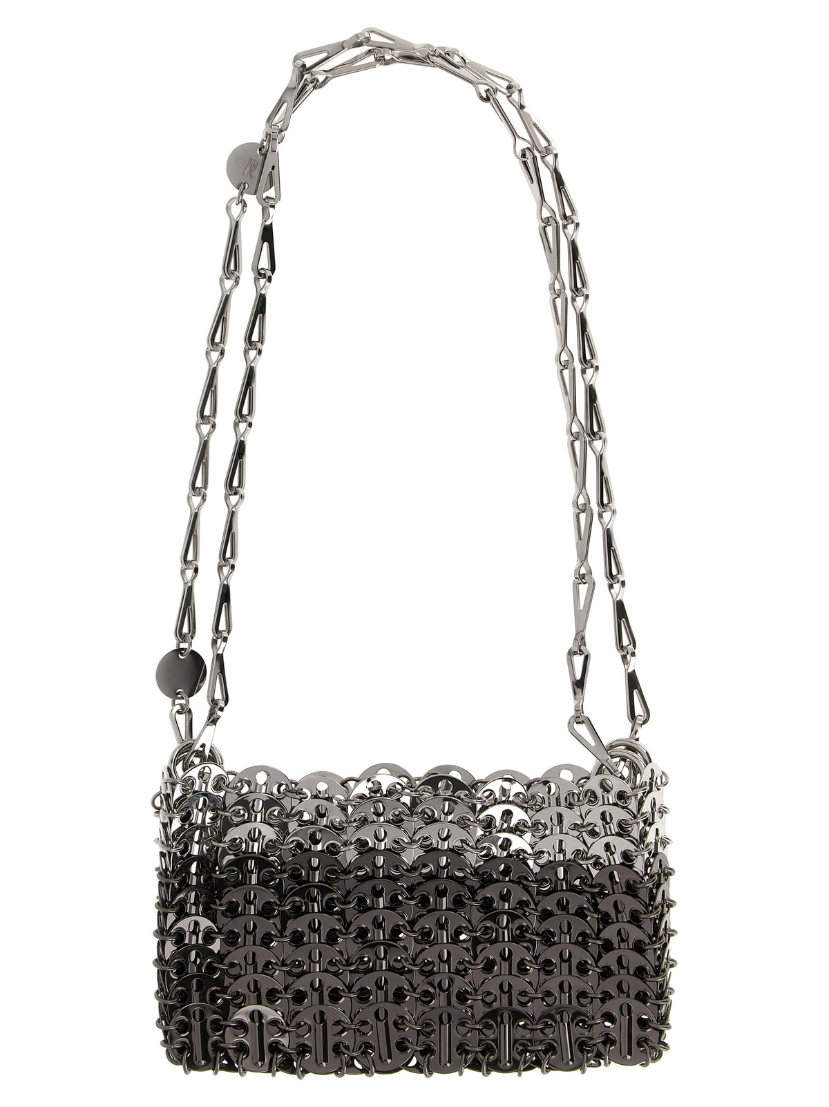 Paco Rabanne Silver Stainless Steel Shoulder Bag