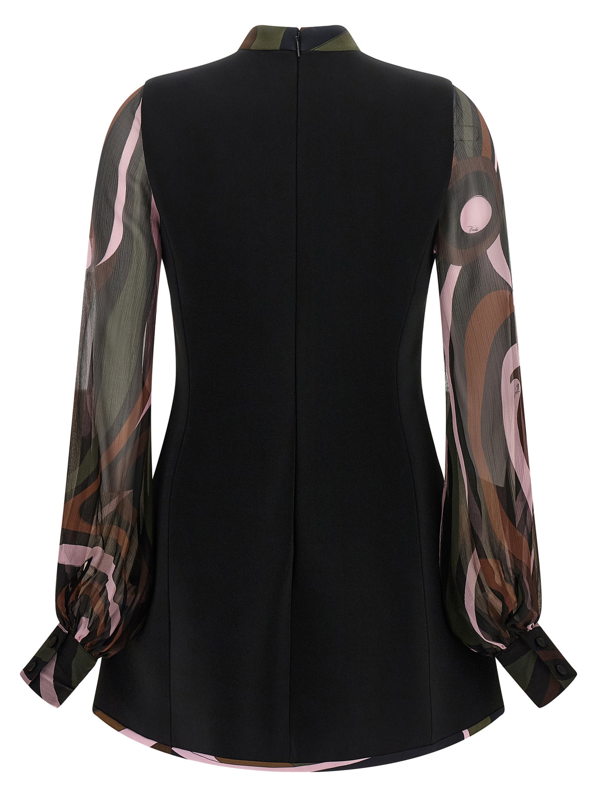 Emilio Pucci Black Viscose Short Dress